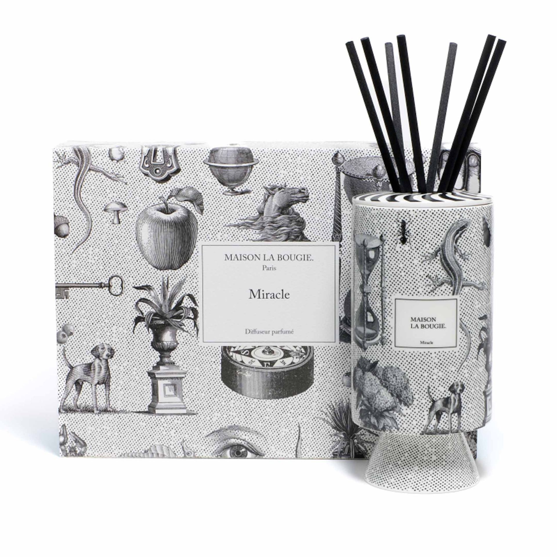Maison La Bougie Diffusore Miracle Gallery Miracle Fragranza Ambra e Fava Tonka 500ml MLBD90