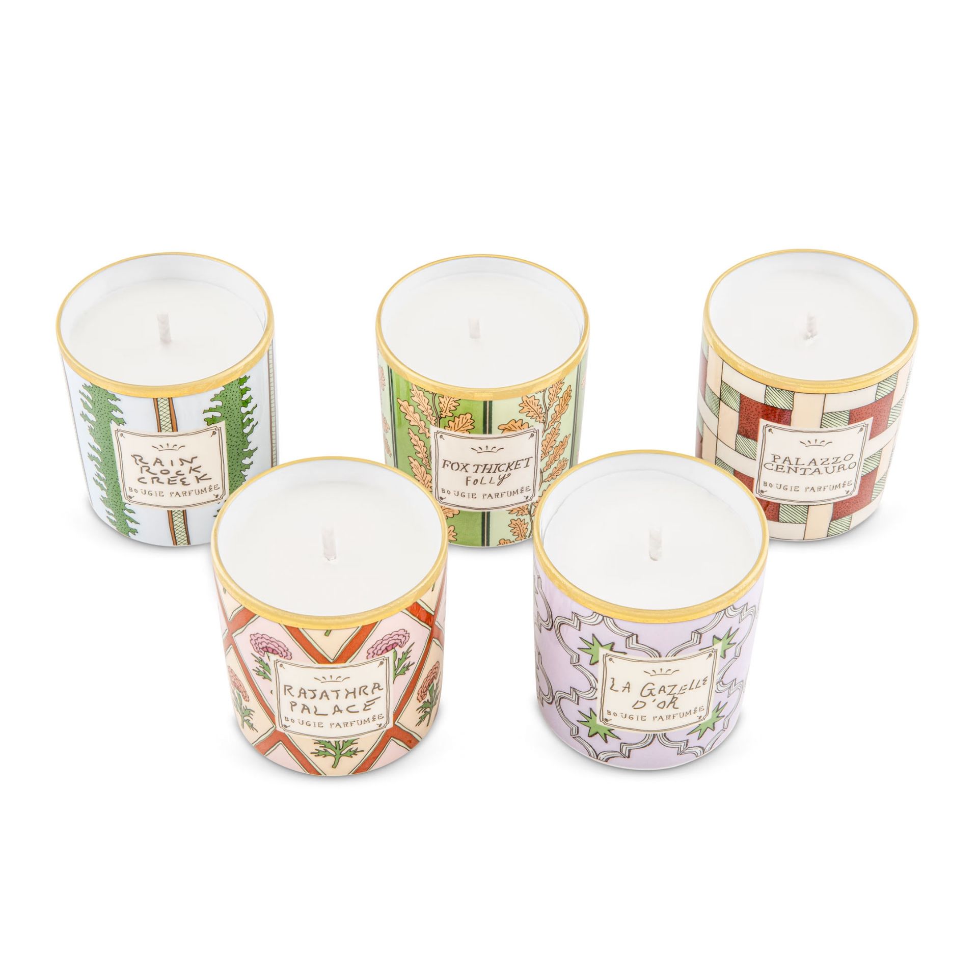 GINORI 1735 Set 5 Candele Profumi Luchino Multifragranza H 5.6 CM - Ø 5.2 CM 017RG02 FX5300LX0070G00132100