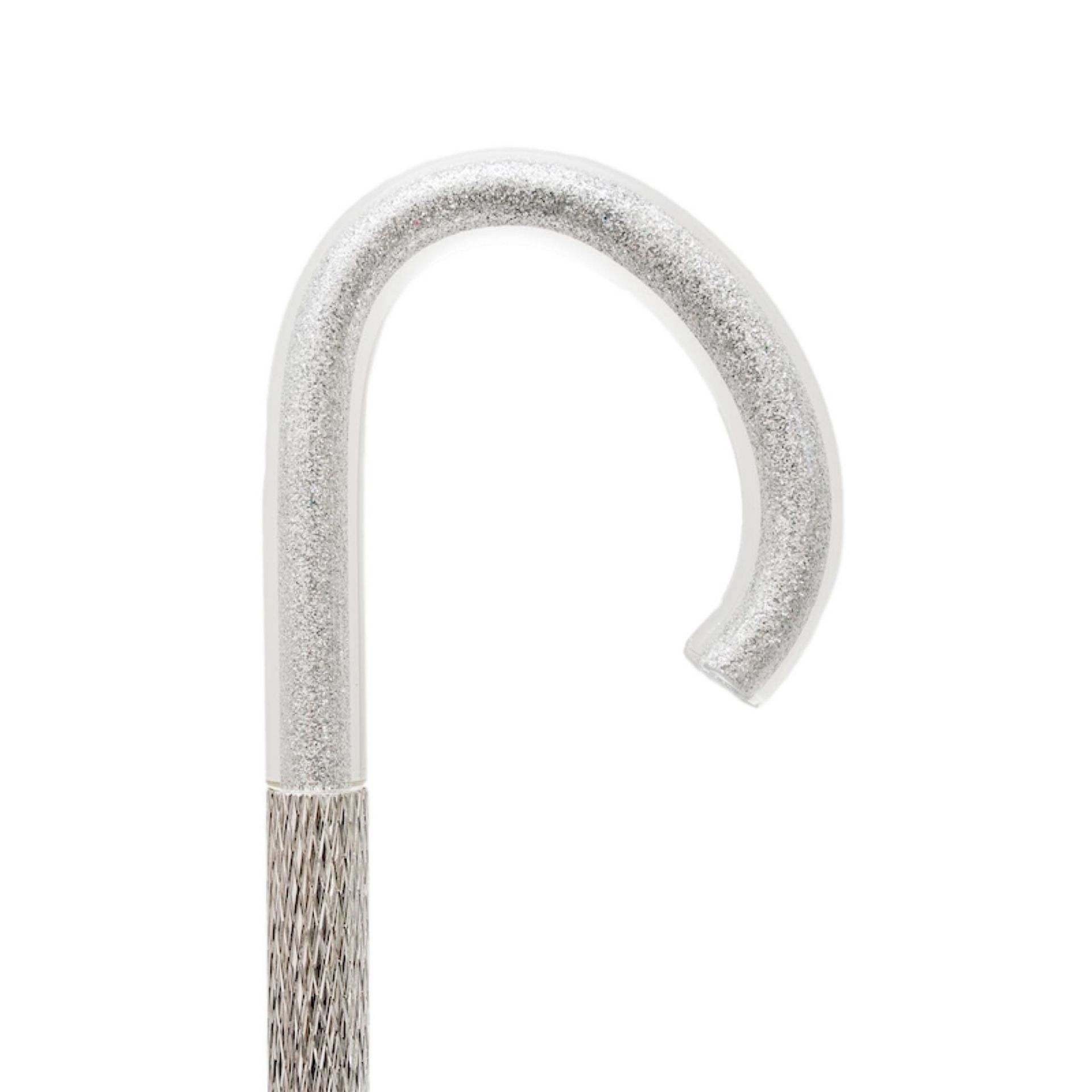 PASOTTI Ombrello Da Donna Animal Grigio Sfumato Interno Maculato con Rose Argento  189N*2184-7*9C458/9*P34