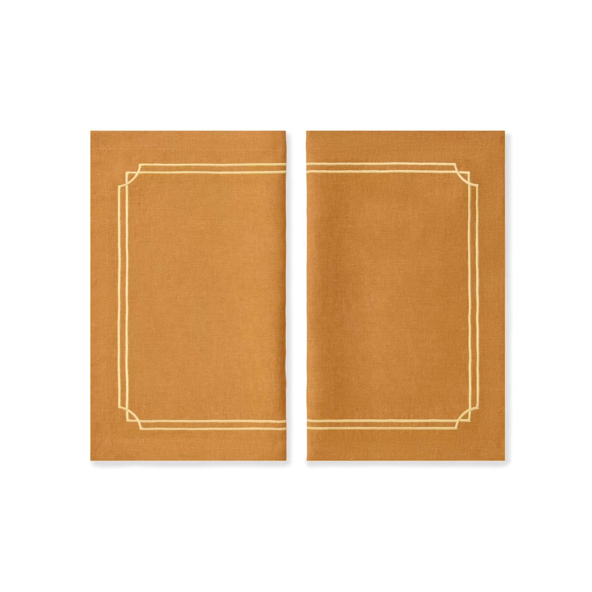 GINORI 1735 Tovagliette in Lino Orlis Cognac 50 CM - H 40 CM 187RGTT FX2PM0LX40X5T00131203
