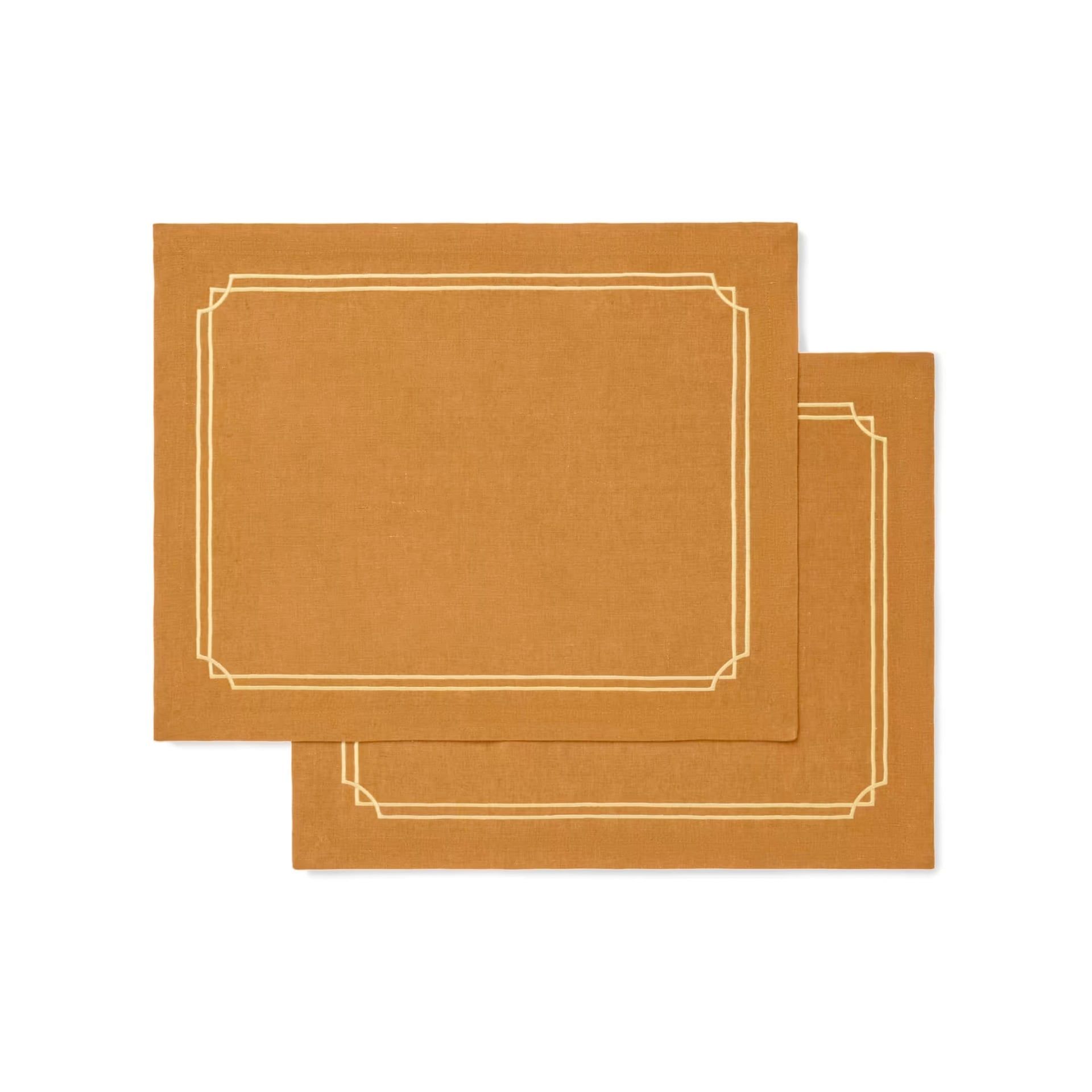 GINORI 1735 Tovagliette in Lino Orlis Cognac 50 CM - H 40 CM 187RGTT FX2PM0LX40X5T00131203