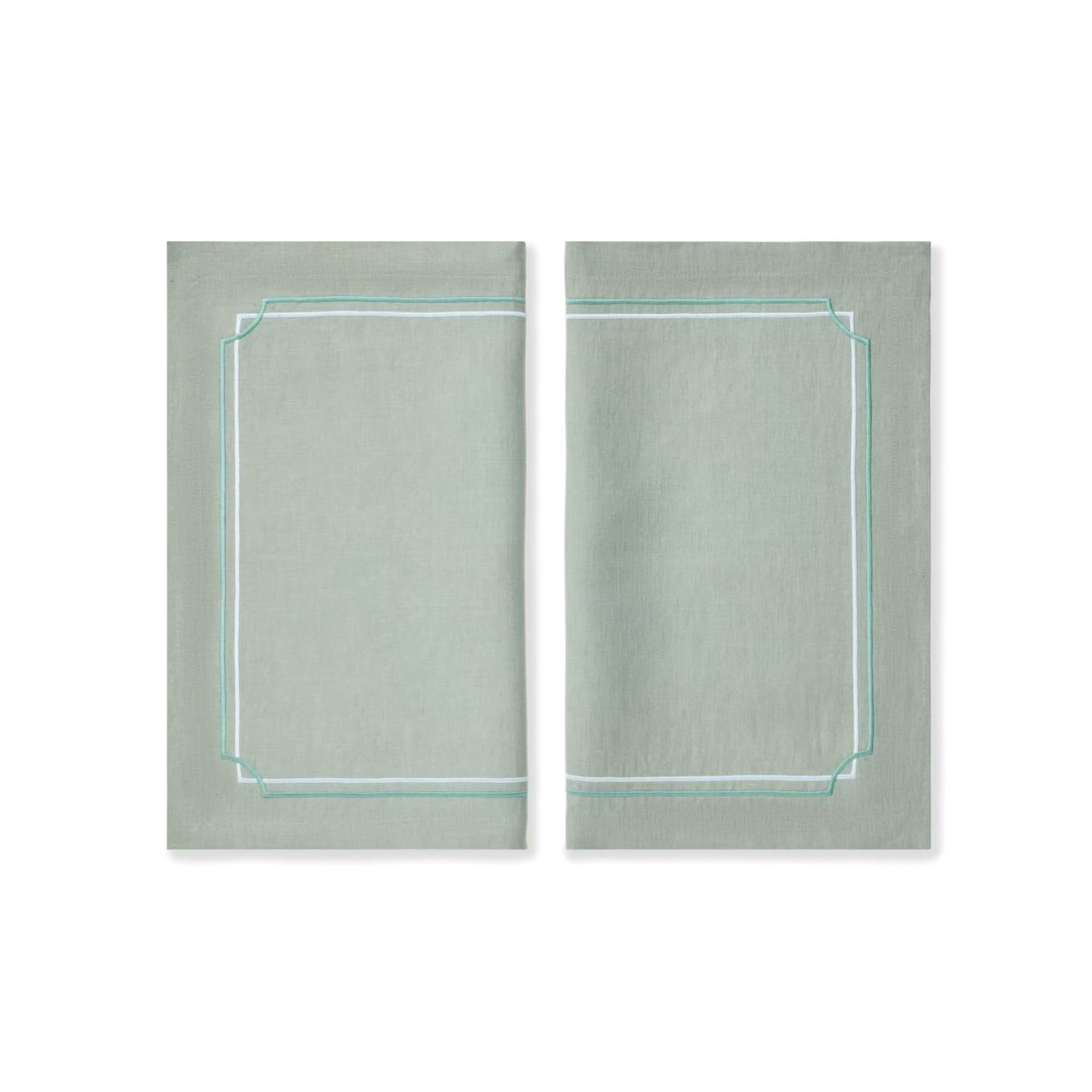 GINORI 1735 Tovagliette in Lino Orlis Salvia 50 CM - H 40 CM 187RGTT FX2PM0LX40X5T00131205
