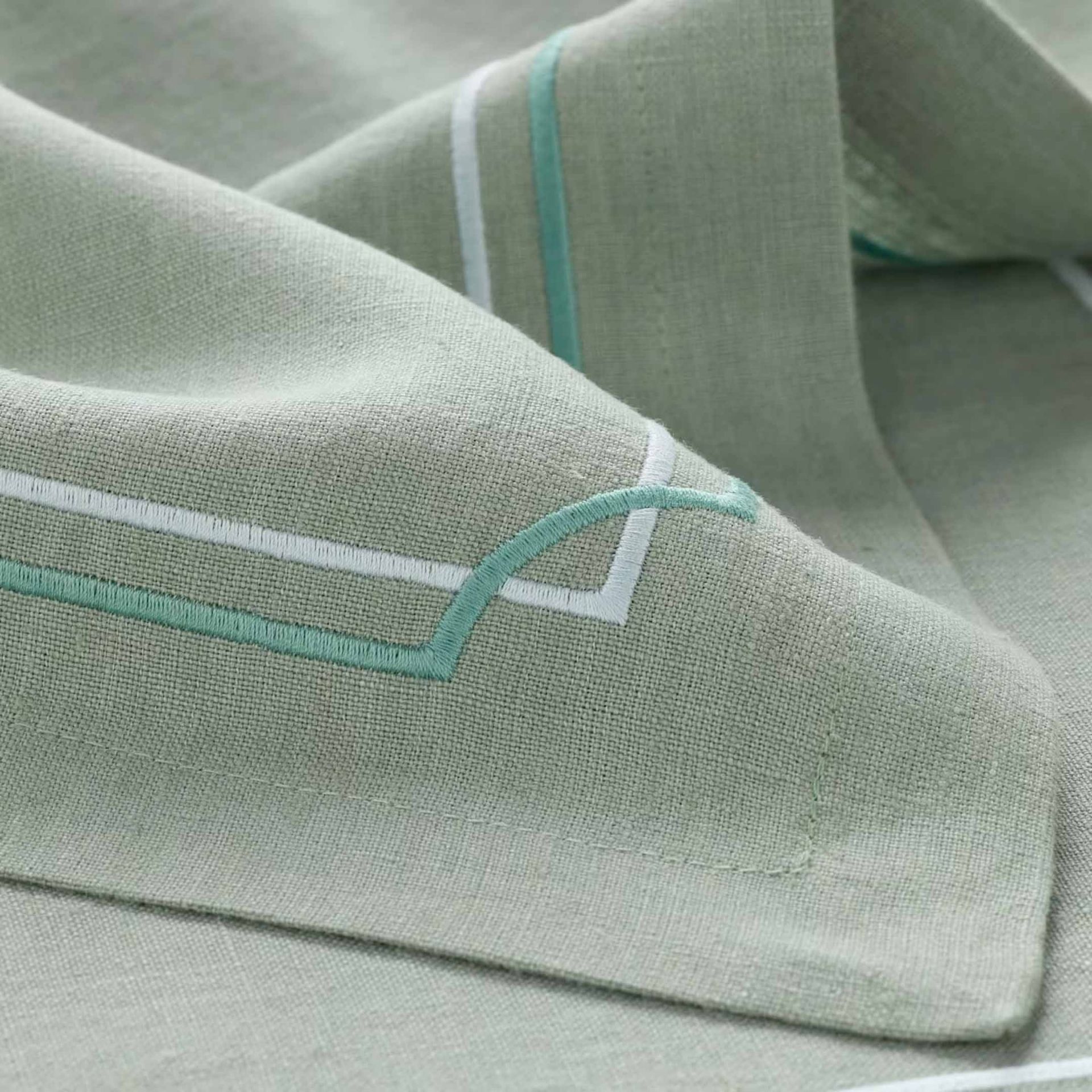 GINORI 1735 Tovagliette in Lino Orlis Salvia 50 CM - H 40 CM 187RGTT FX2PM0LX40X5T00131205