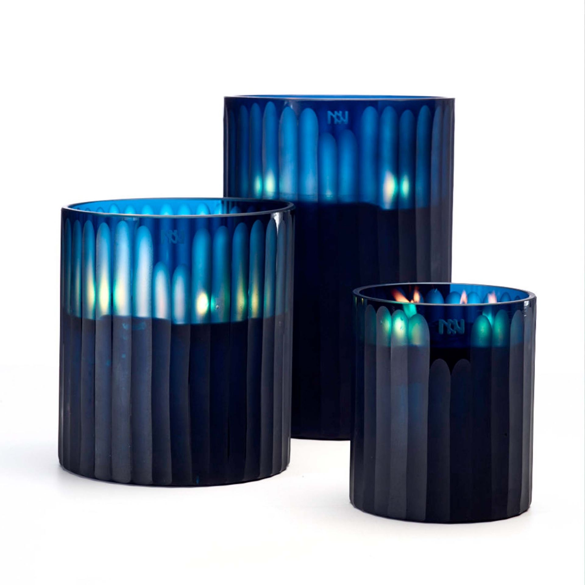 ONNO Candela Royal Blue Fragranza Ginger Fig Extra-Large ON283G