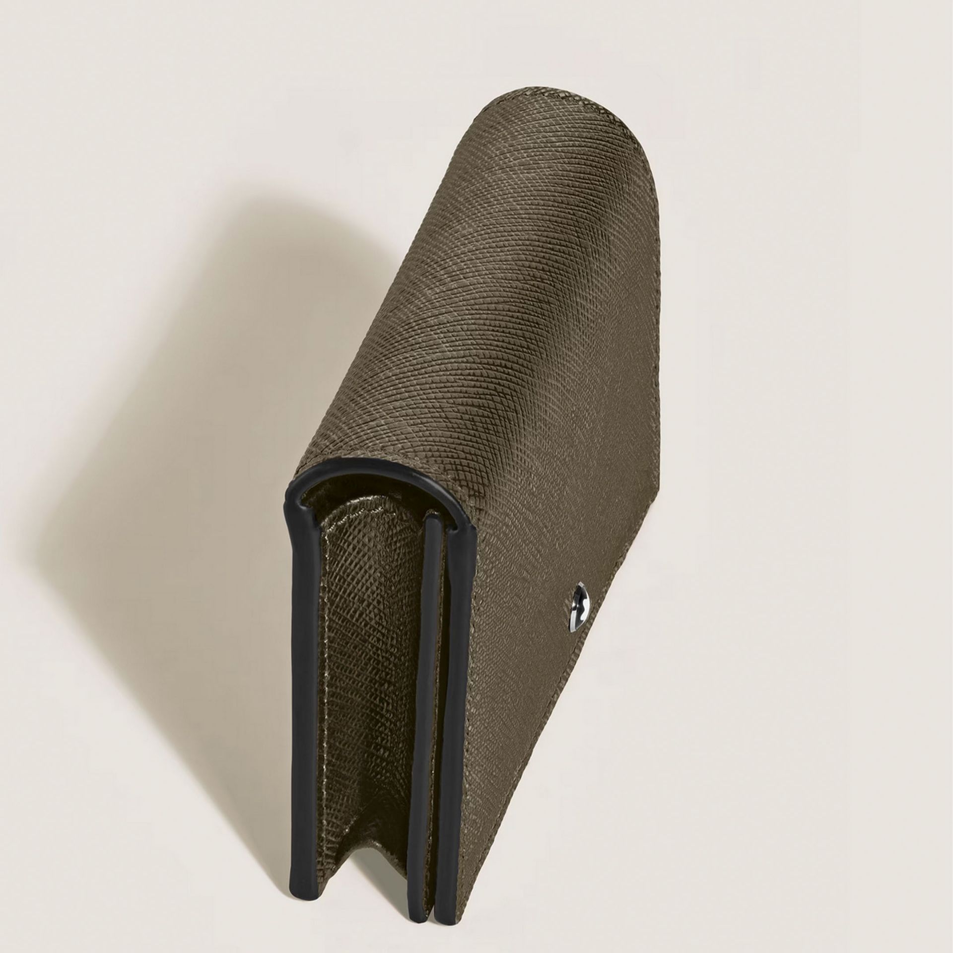 MONTBLANC Portafoglio Continental Nano in Pelle Sartorial Kaki  221468