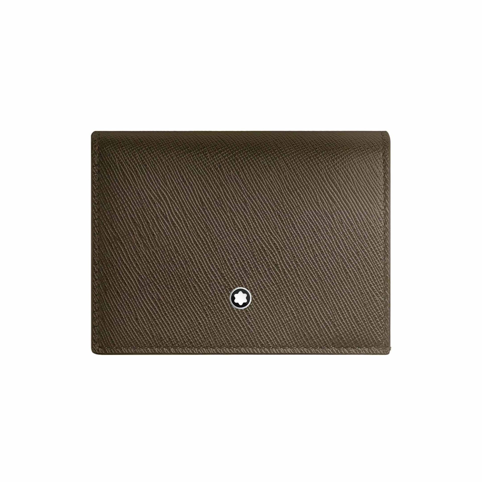 MONTBLANC Portafoglio Continental Nano in Pelle Sartorial Kaki  221468