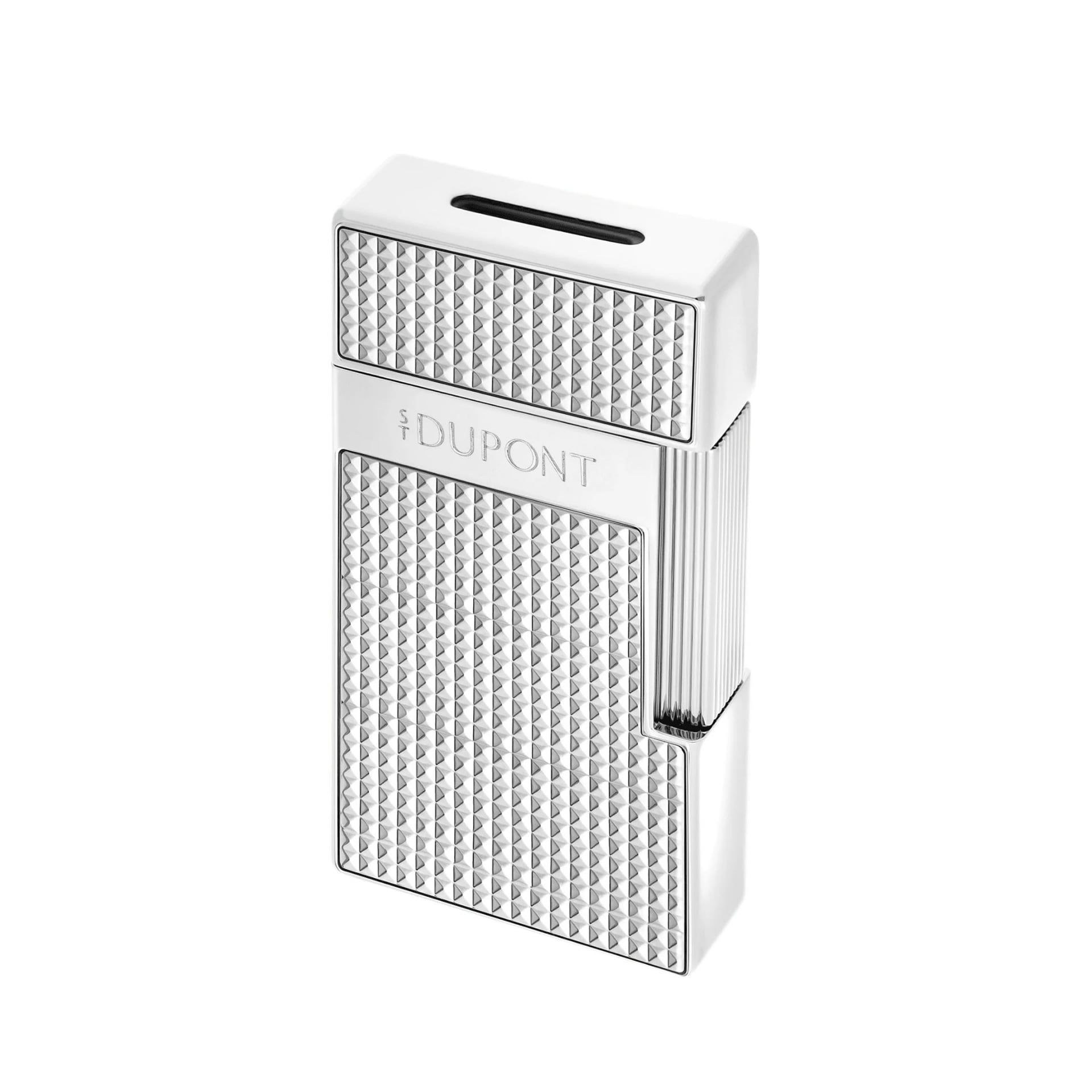 S. T. DUPONT Accendino Biggy Testa di Diamante Argento  025210