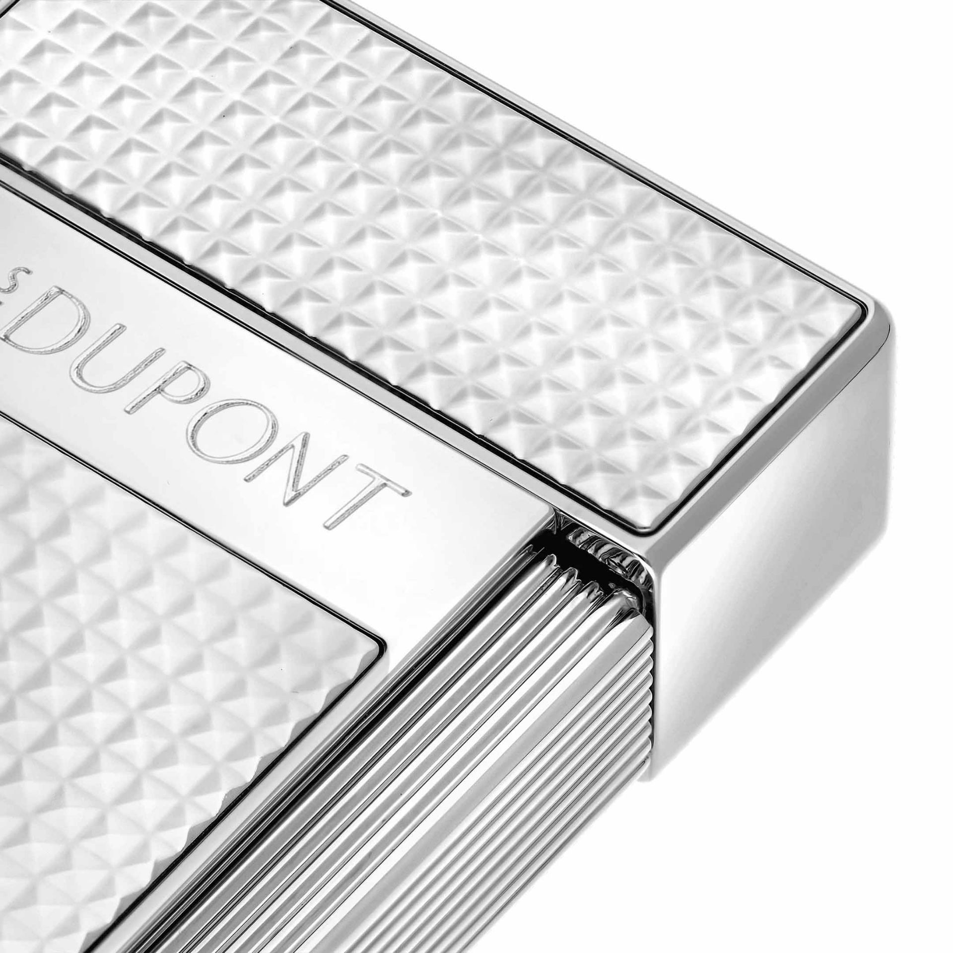 S. T. DUPONT Accendino Biggy Testa di Diamante Argento  025210