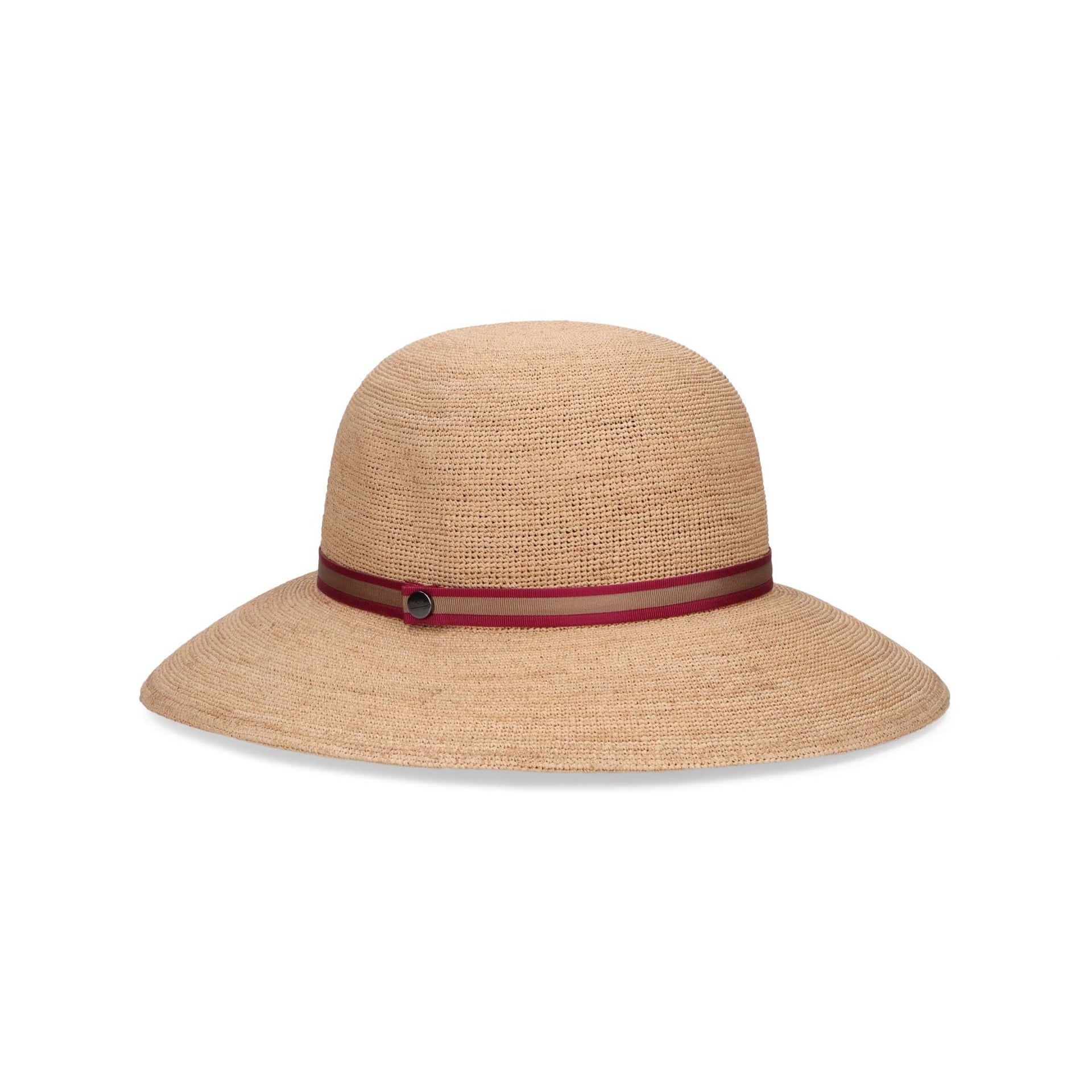 BORSALINO Cappello Colombia Rafia Crochet Arrotolabile Naturale  230043-00G1