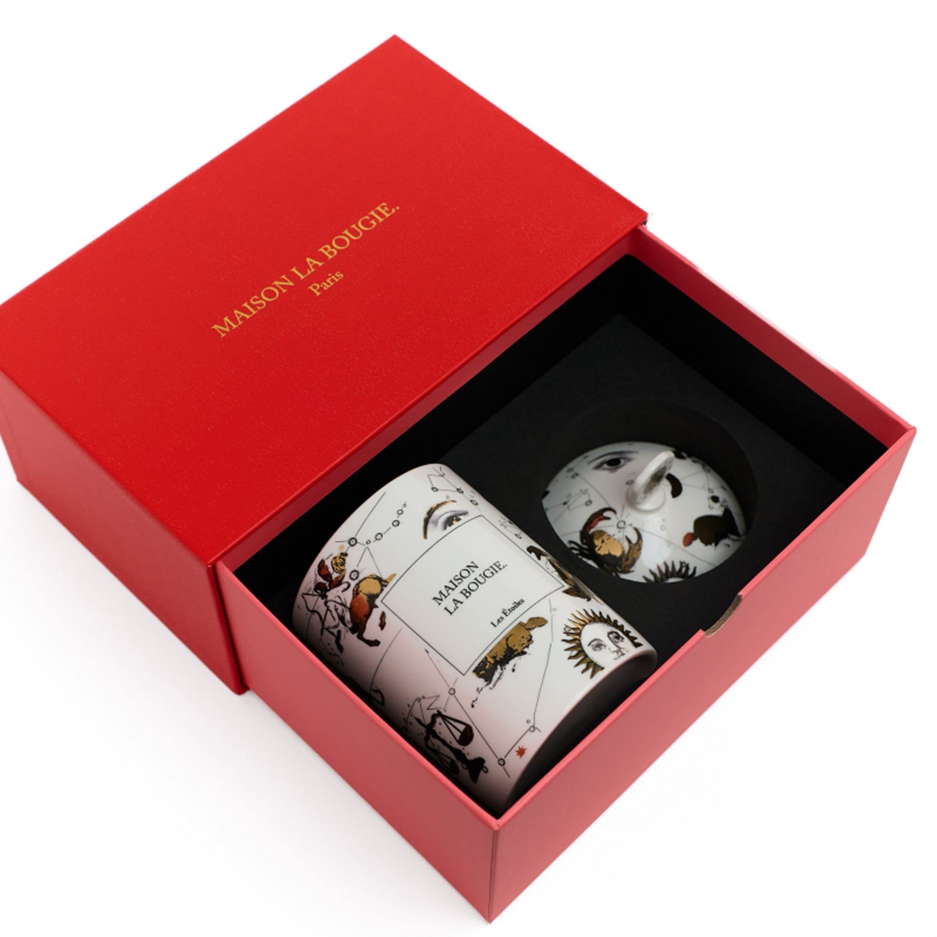 Maison La Bougie Candela Miracle Gallery Les Etoiles Fragranza Ribes Nero e Muschio Bianco 350 gr MLB97