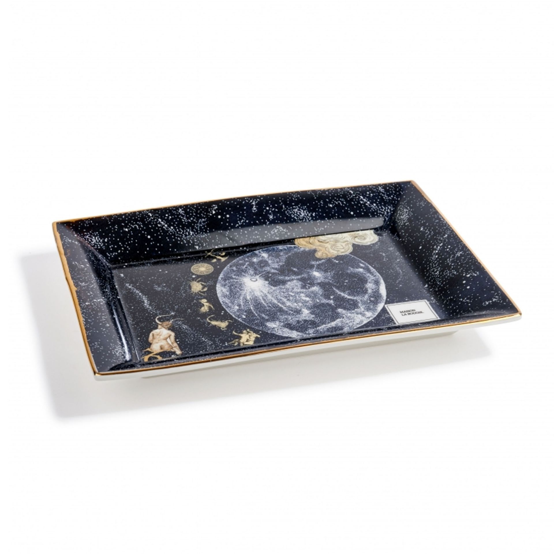 Maison La Bougie Svuotatasche Miracle Gallery La Lune Blu Notte 21,3 x 3 x 15,5 CM MLBVP91