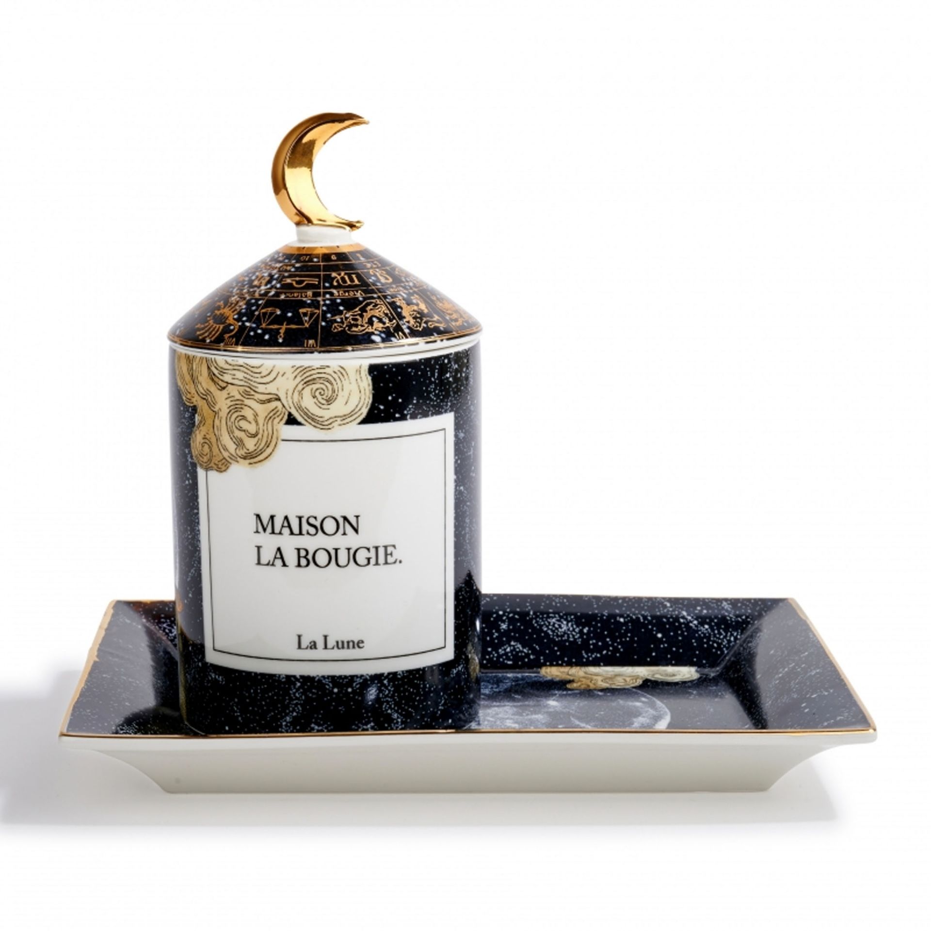 Maison La Bougie Svuotatasche Miracle Gallery La Lune Blu Notte 21,3 x 3 x 15,5 CM MLBVP91