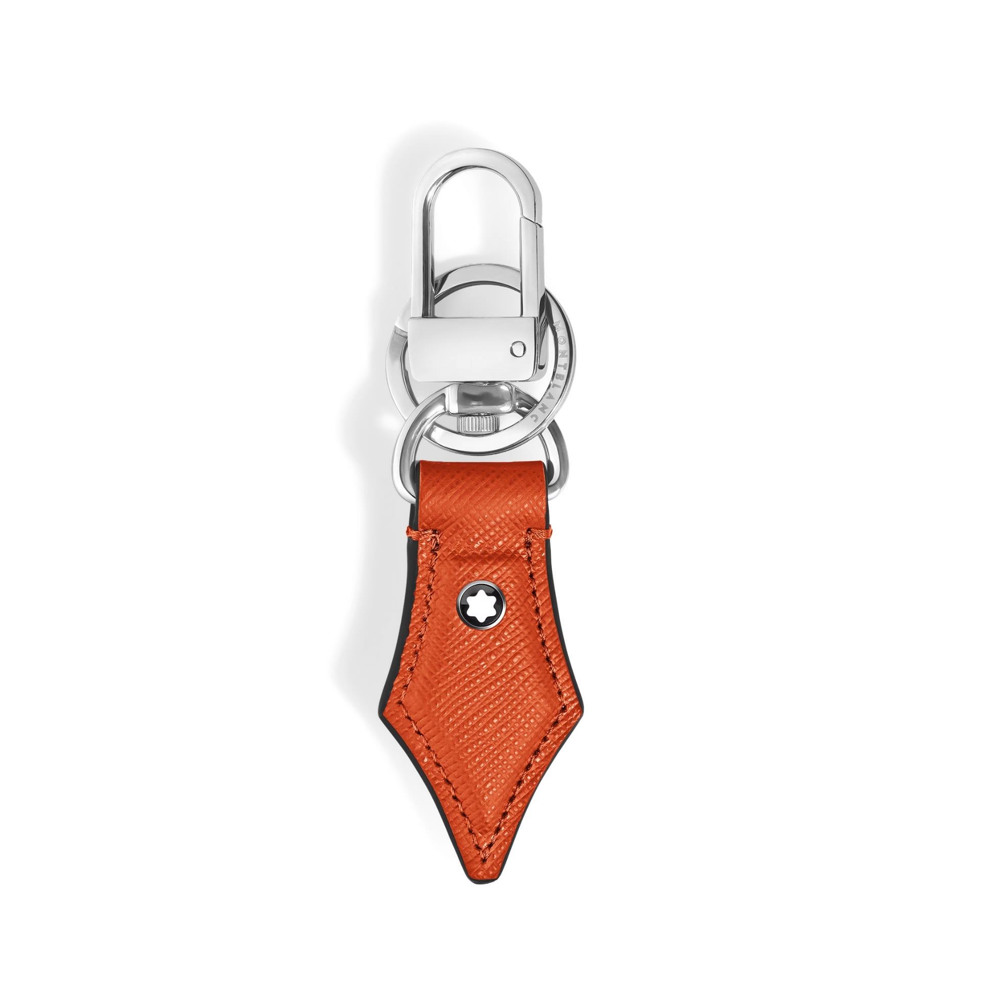 MONTBLANC Portachiavi a Forma di Pennino in Pelle Sartorial Mandarino  221510