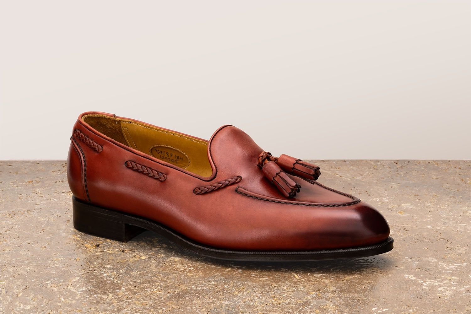 EDWARD GREEN Belgravia - Mocassino Con Nappine - Bauxite  