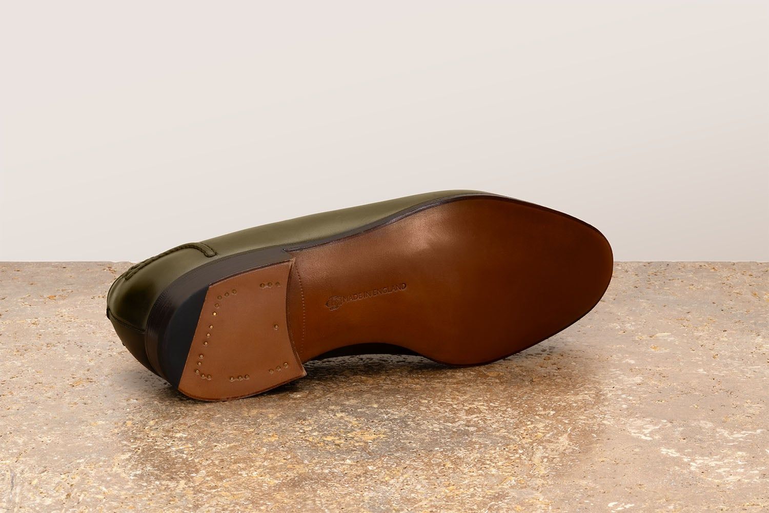 EDWARD GREEN Belgravia - Mocassino Con Nappine - Olive Green  BELGRAVIA