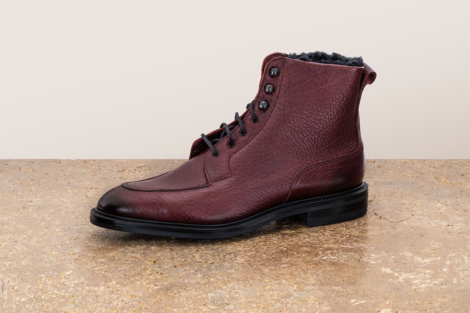 EDWARD GREEN Cranleigh - Stivaletto Con Stringhe - Burgundy  GALWAY
