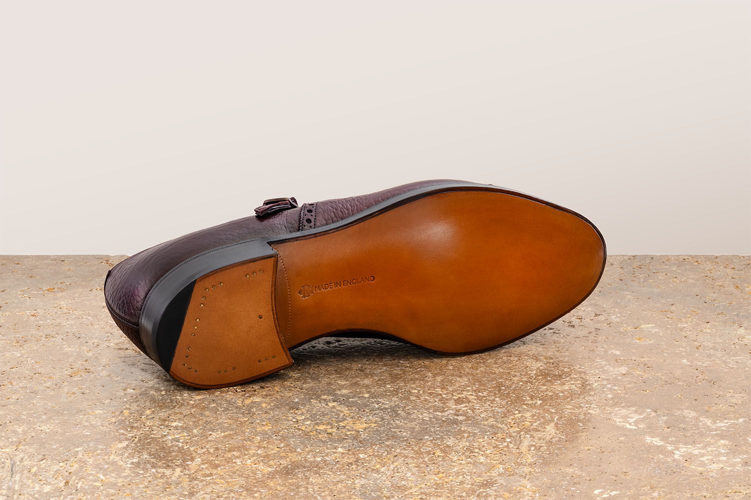 EDWARD GREEN Padbury - Scarpa Con Fibbia - Aubergine  PADBURY