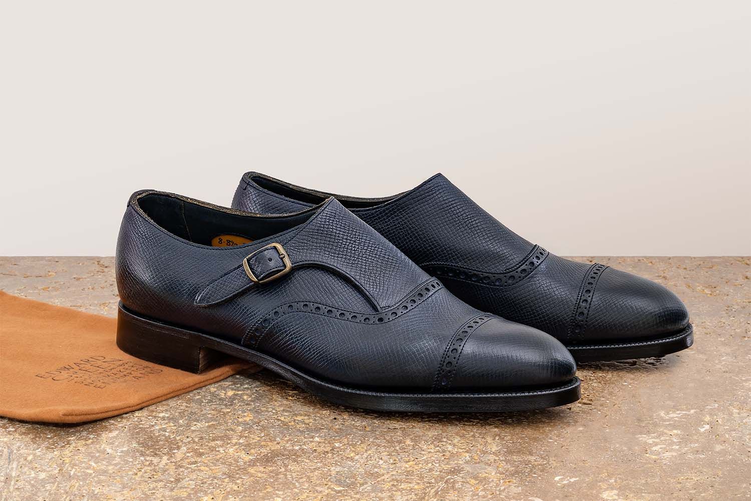 EDWARD GREEN Padbury - Scarpa Con Fibbia - Navy Utah  PADBURY