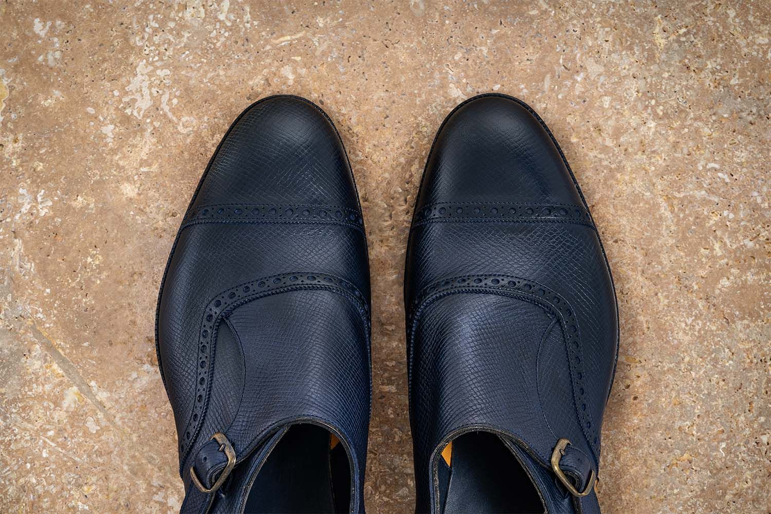 EDWARD GREEN Padbury - Scarpa Con Fibbia - Navy Utah  PADBURY