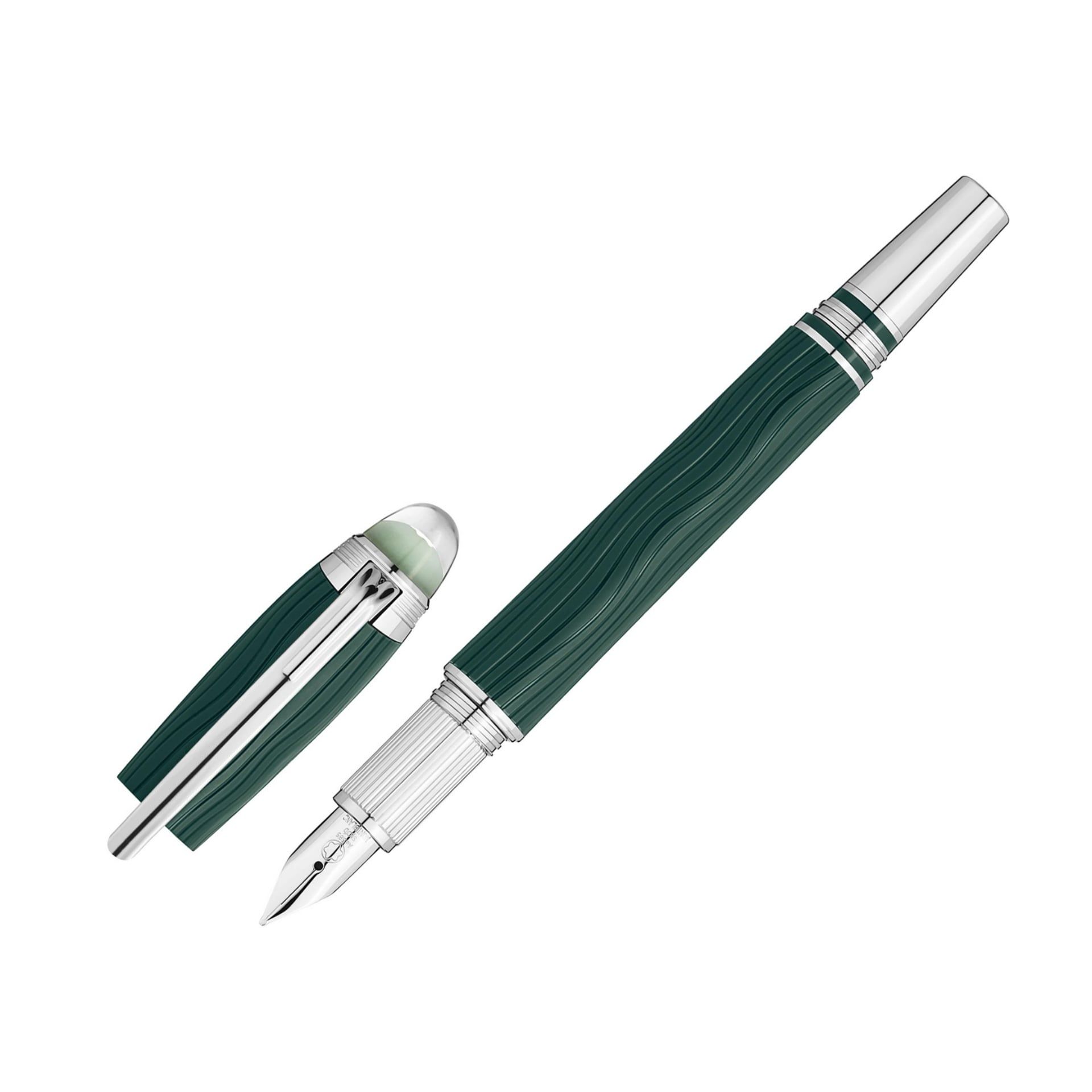 MONTBLANC Stilografica StarWalker PolarGreen Pregiata Resina  132902
