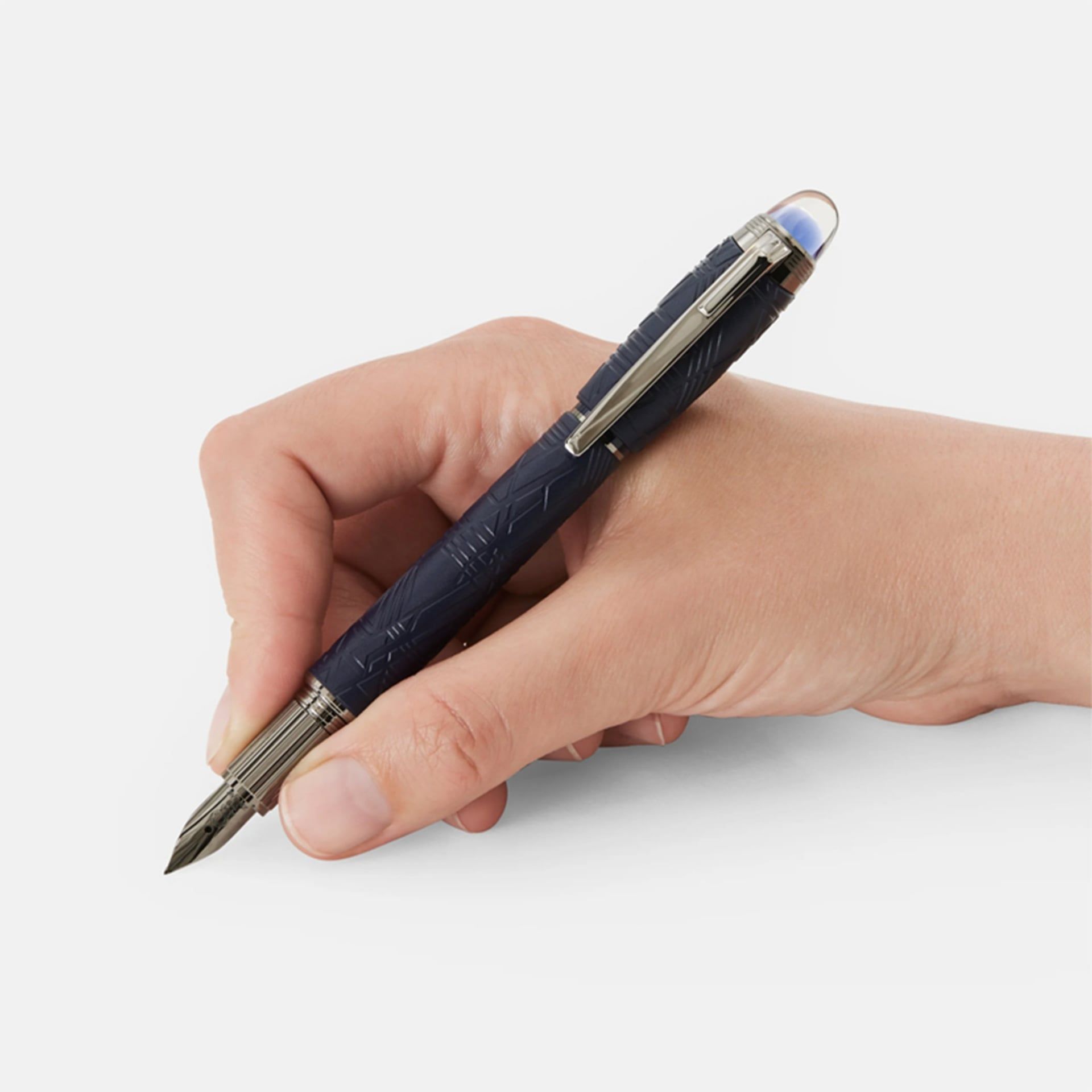 MONTBLANC Penna Stilografica Starwalker SpaceBlue Resin  130211