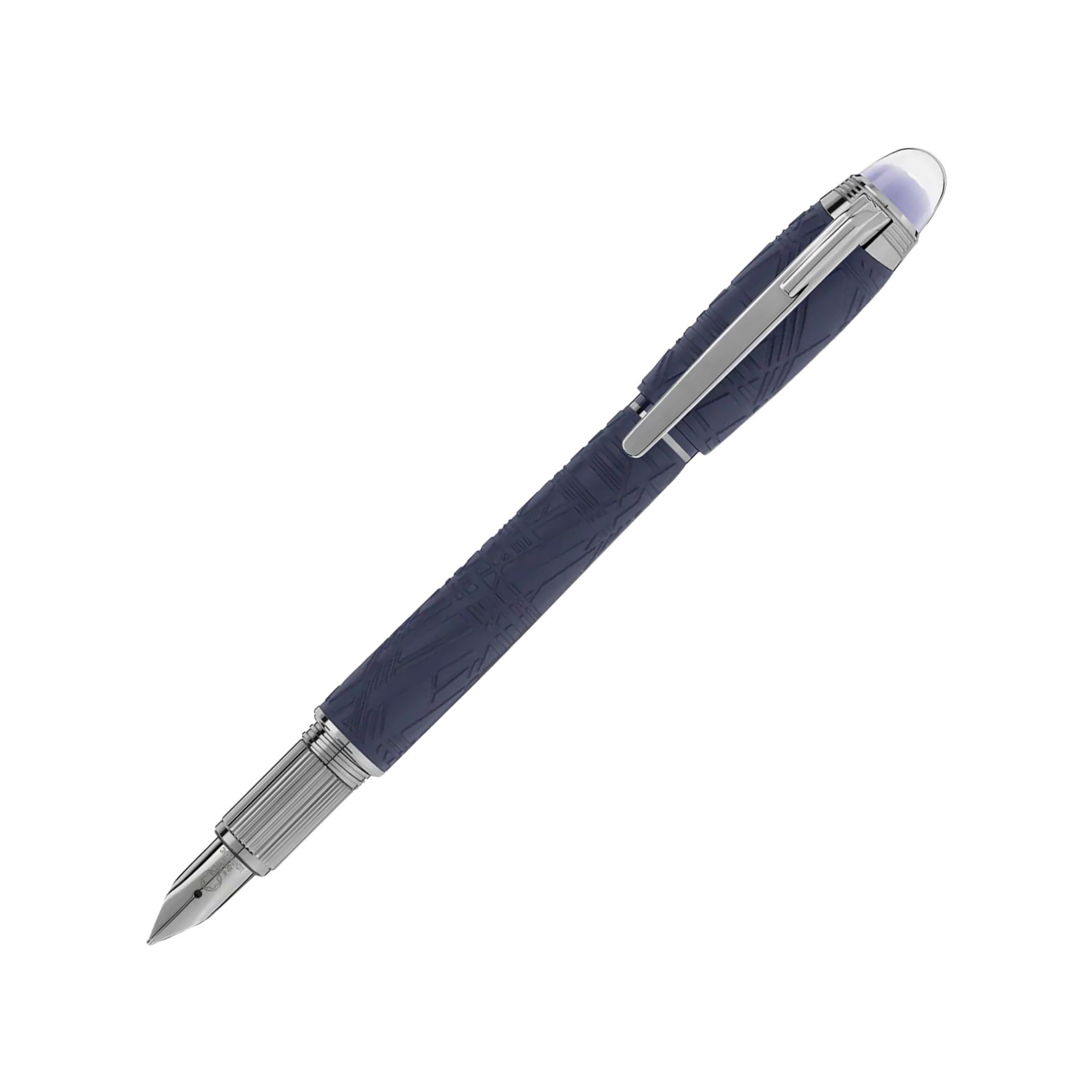MONTBLANC Penna Stilografica Starwalker SpaceBlue Resin  130211