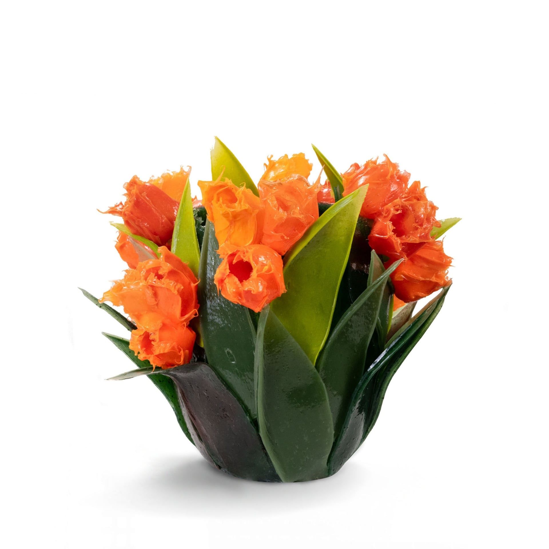 GIGLIOLA SCAGLIOTTI Vaso In Silicone Tully Arancioni Edizione Astrua 27 CM X H 27 CM VASES005