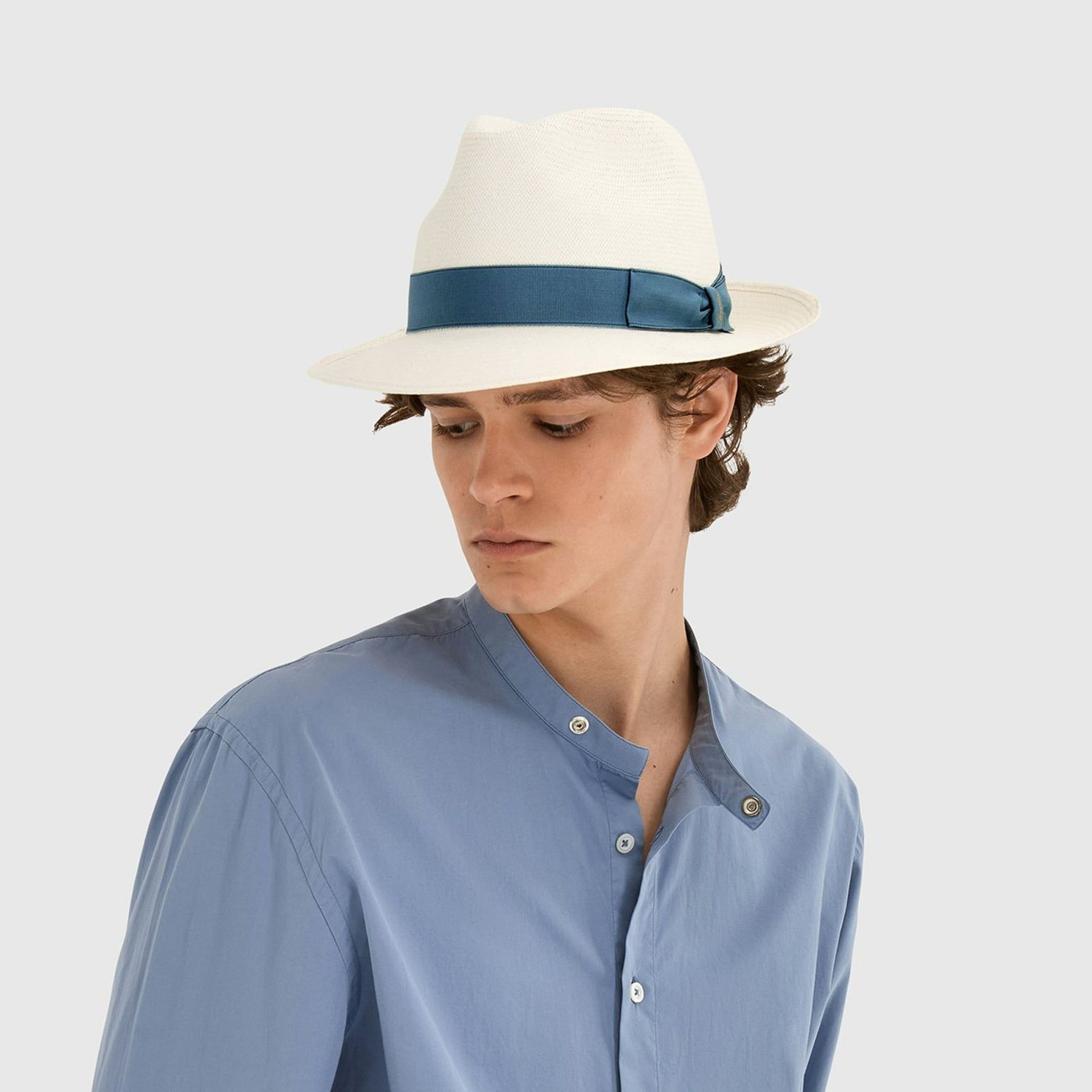 BORSALINO Cappello Federico Panama Fine Tesa Media Cinta Indolo  140338-01B0