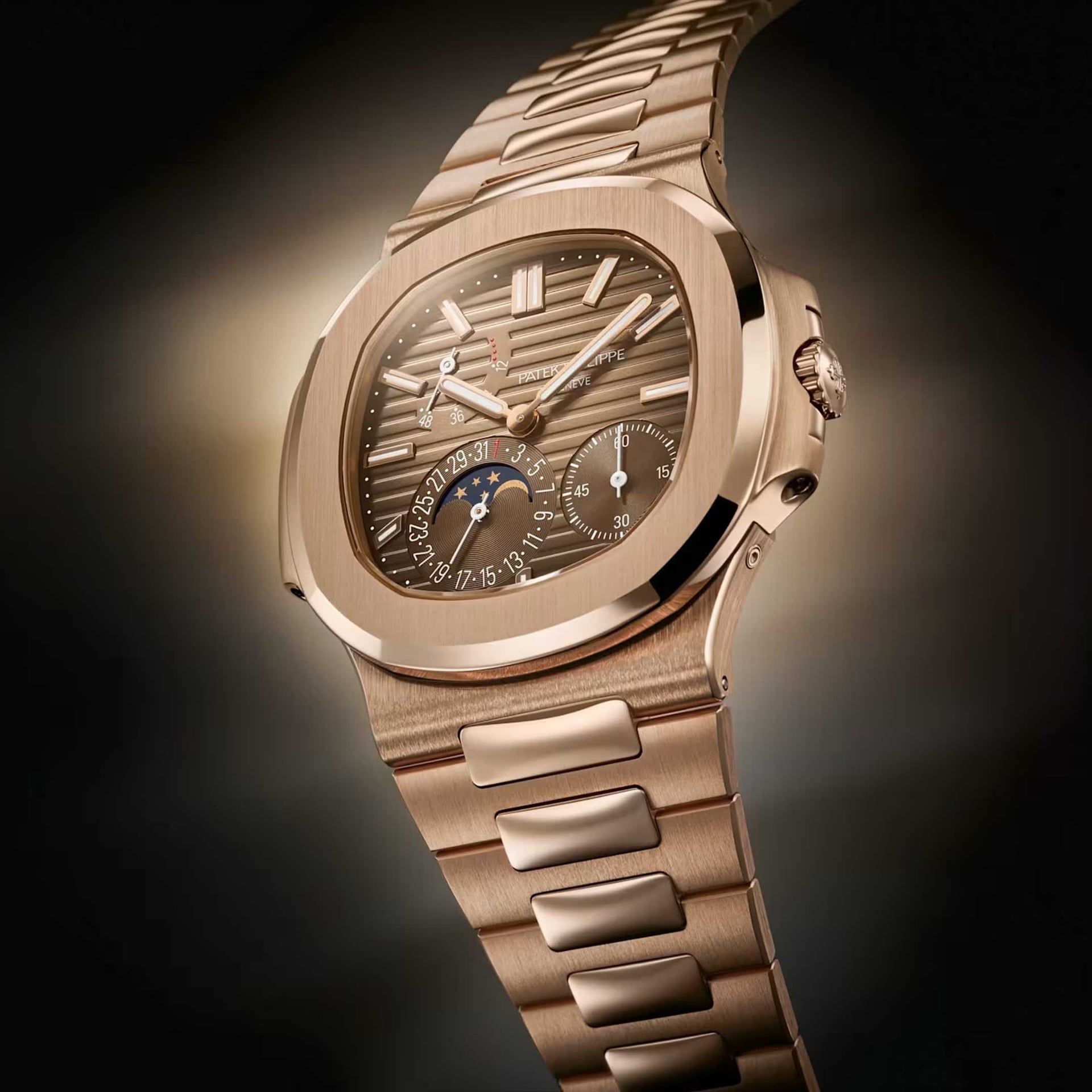 PATEK PHILIPPE Nautilus Oro Rosa Fasi Lunari 40 MM 5712/1R-001