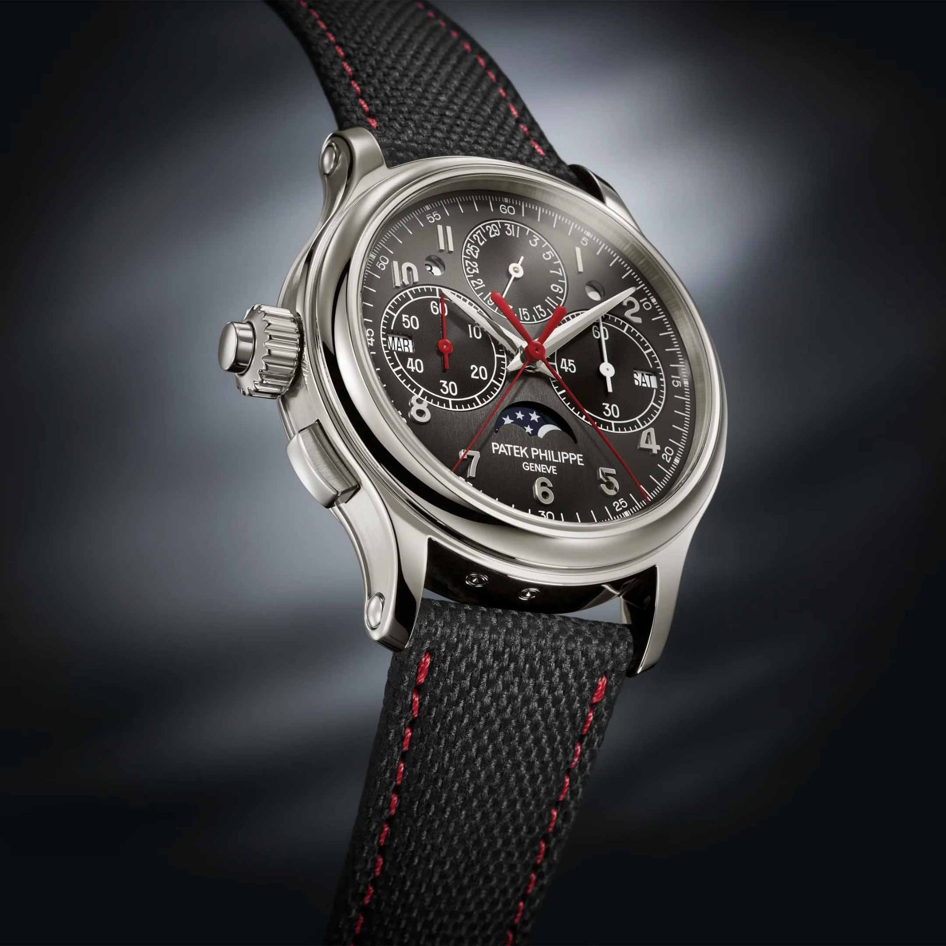 PATEK PHILIPPE Grandi Complicazioni " Cronografo Rattrappante Monopulsante Per Mancini, Calendario perpetuo" 38.3 MM 5373P-001