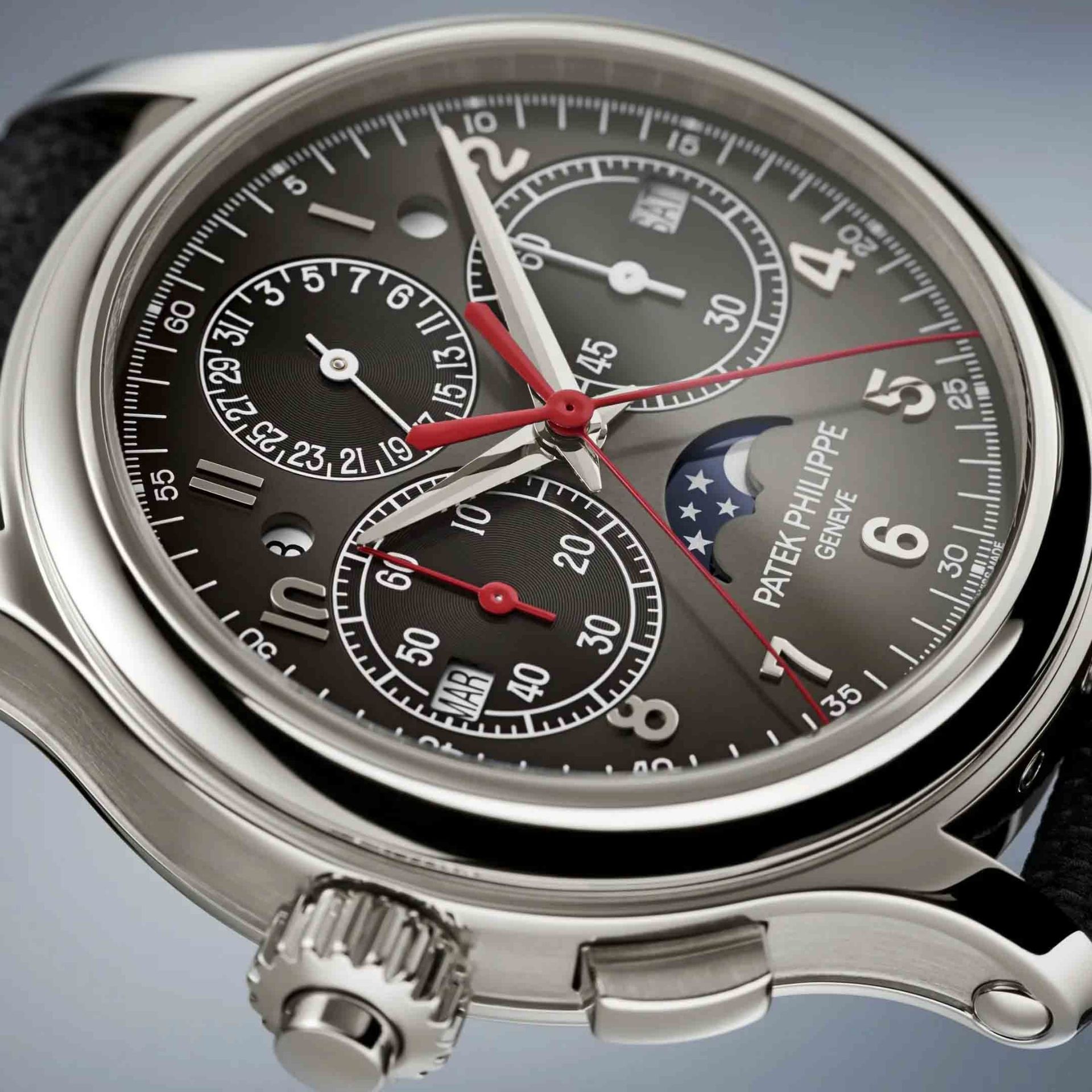 PATEK PHILIPPE Grandi Complicazioni " Cronografo Rattrappante Monopulsante Per Mancini, Calendario perpetuo" 38.3 MM 5373P-001
