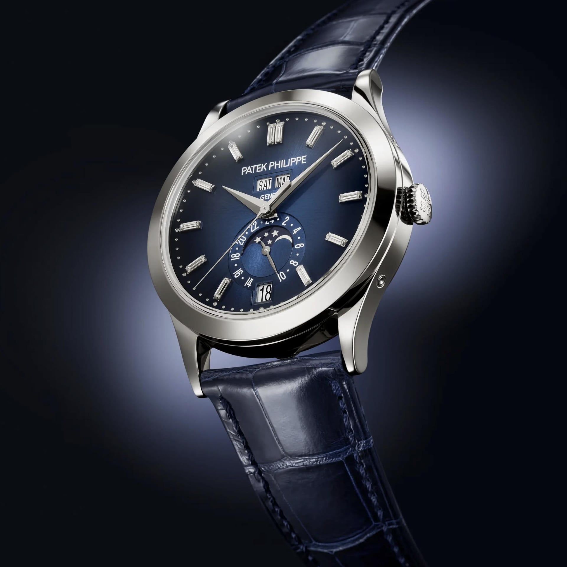 PATEK PHILIPPE Complicazioni "Calendario Annuale, Fasi Lunari" 38,5 MM 5396G-017