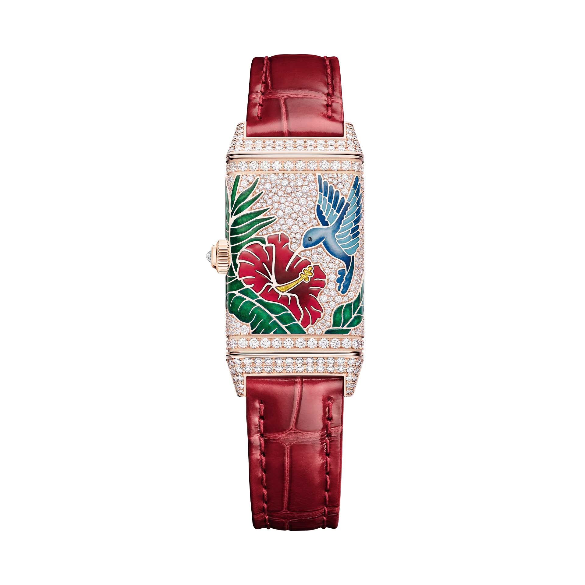 JAEGER-LECOULTRE Reverso One Hibiscus Rosa 40X20 MM Q3292425