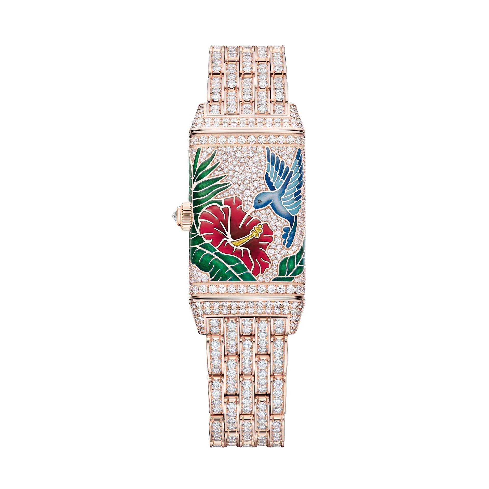 JAEGER-LECOULTRE Reverso One Hibiscus Rosa 40X20 MM Q3292325