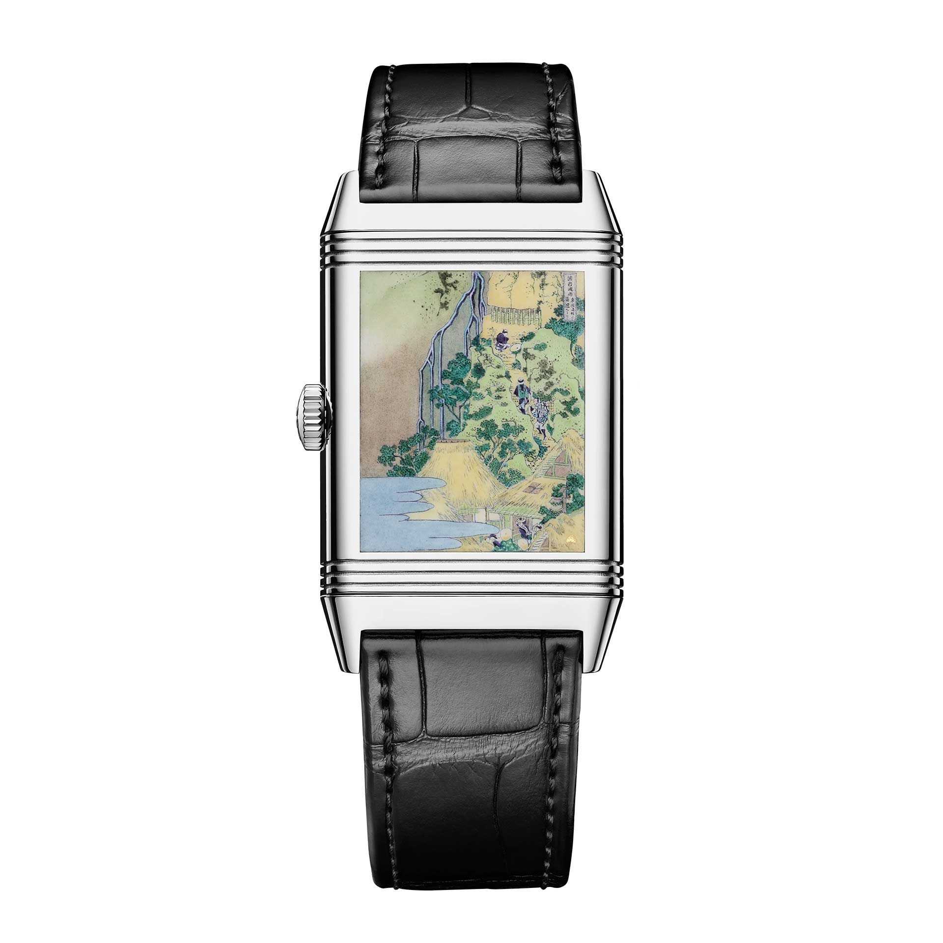 JAEGER-LECOULTRE Reverso Tribute Enamel Hokusai La Cascata Kiyotaki Kannon 45 X 27 MM Q39334T8
