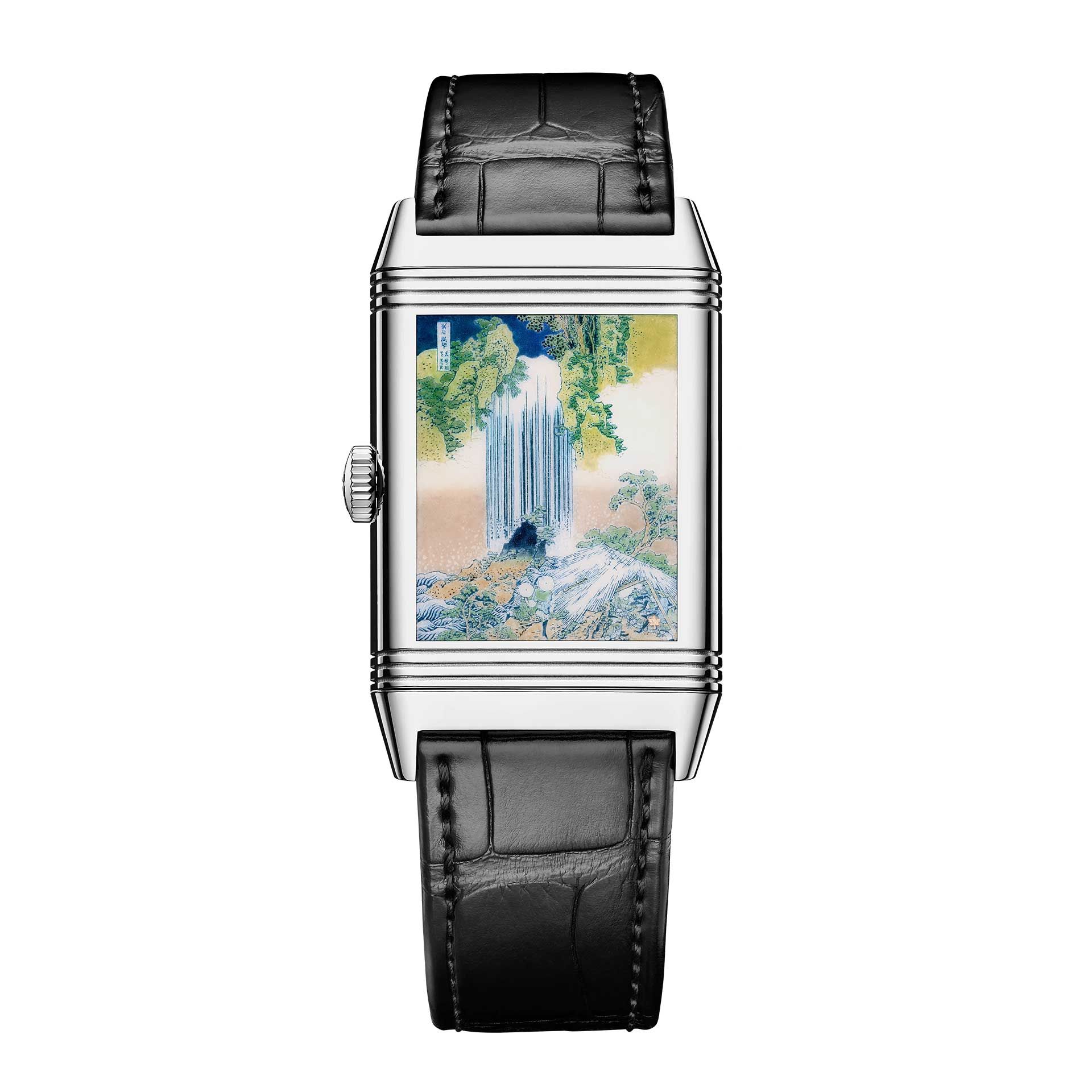 JAEGER-LECOULTRE Reverso Tribute Enamel Hokusai La Cascata Yoro 45.6 X 27.4 MM Q39334T6