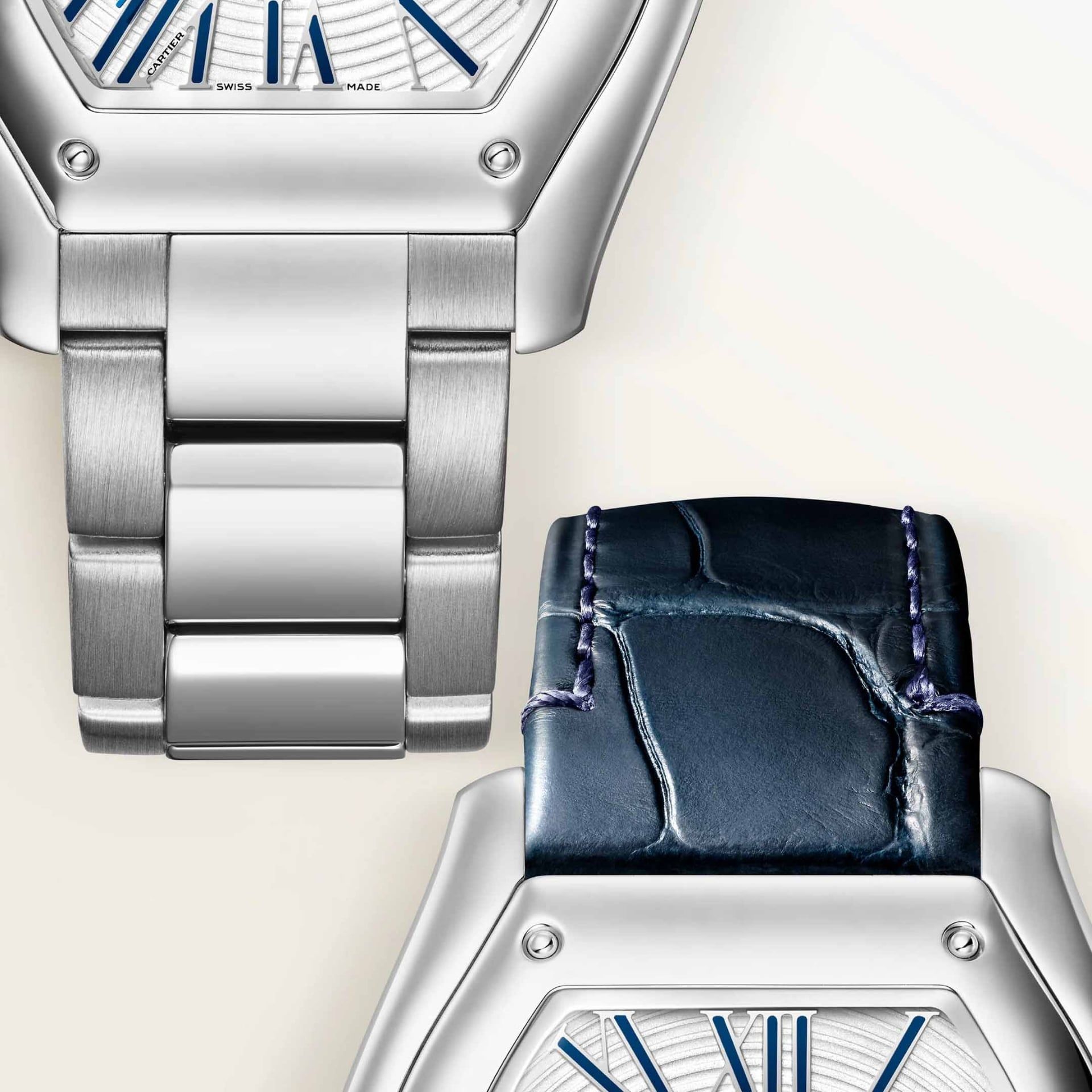 CARTIER Roadster Modello Medio, Acciaio 34,9 X 42,5 MM WSRD0019