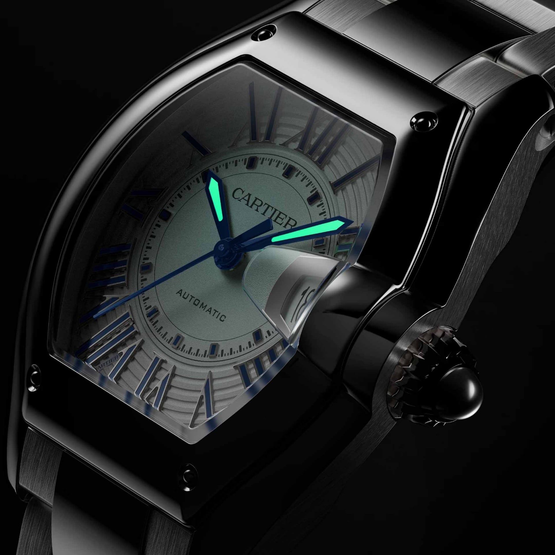 Cartier Roadster Medium Model, Steel 34.9 X 42.5 MM WSRD0019