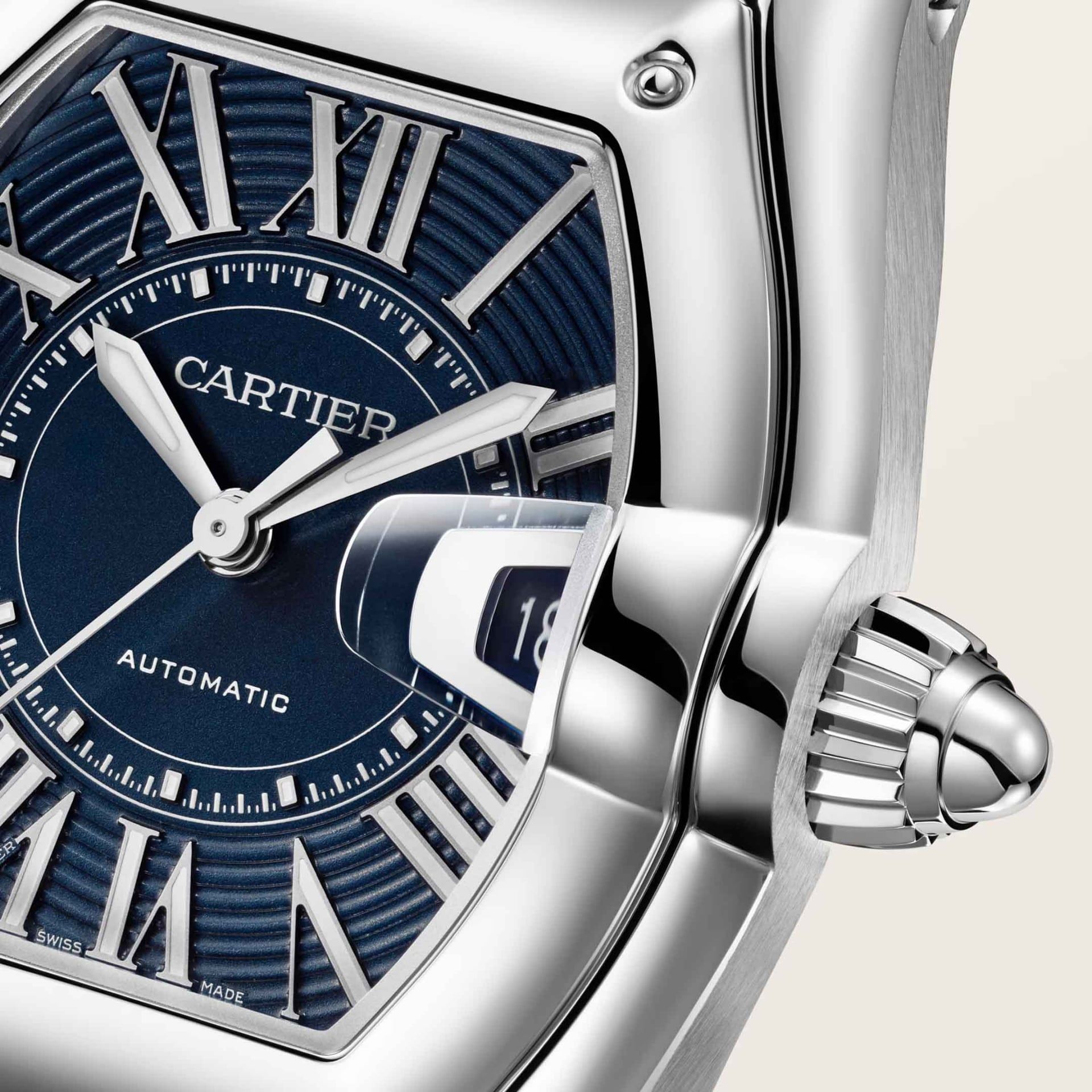 CARTIER Roadster Modello Grande, Acciaio 38,7 X 47,2 MM WSRD0014