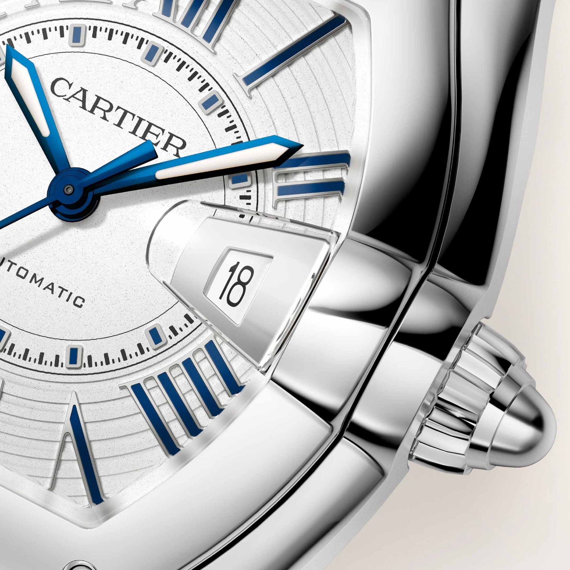 CARTIER Roadster Modello Grande, Acciaio 38.7 X 47.2 MM WSRD0020