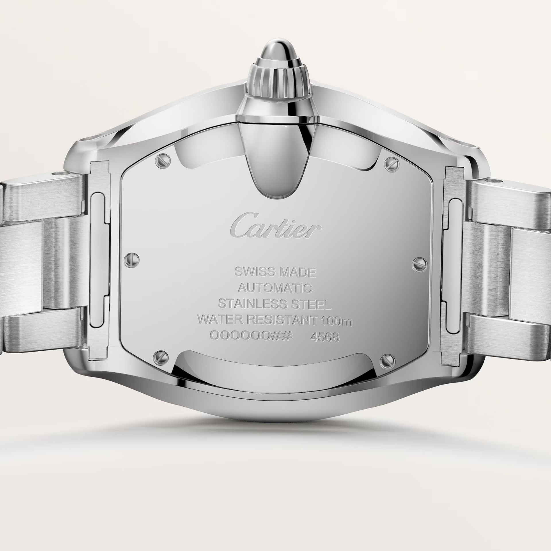 CARTIER Roadster Modello Grande, Acciaio 38.7 X 47.2 MM WSRD0020