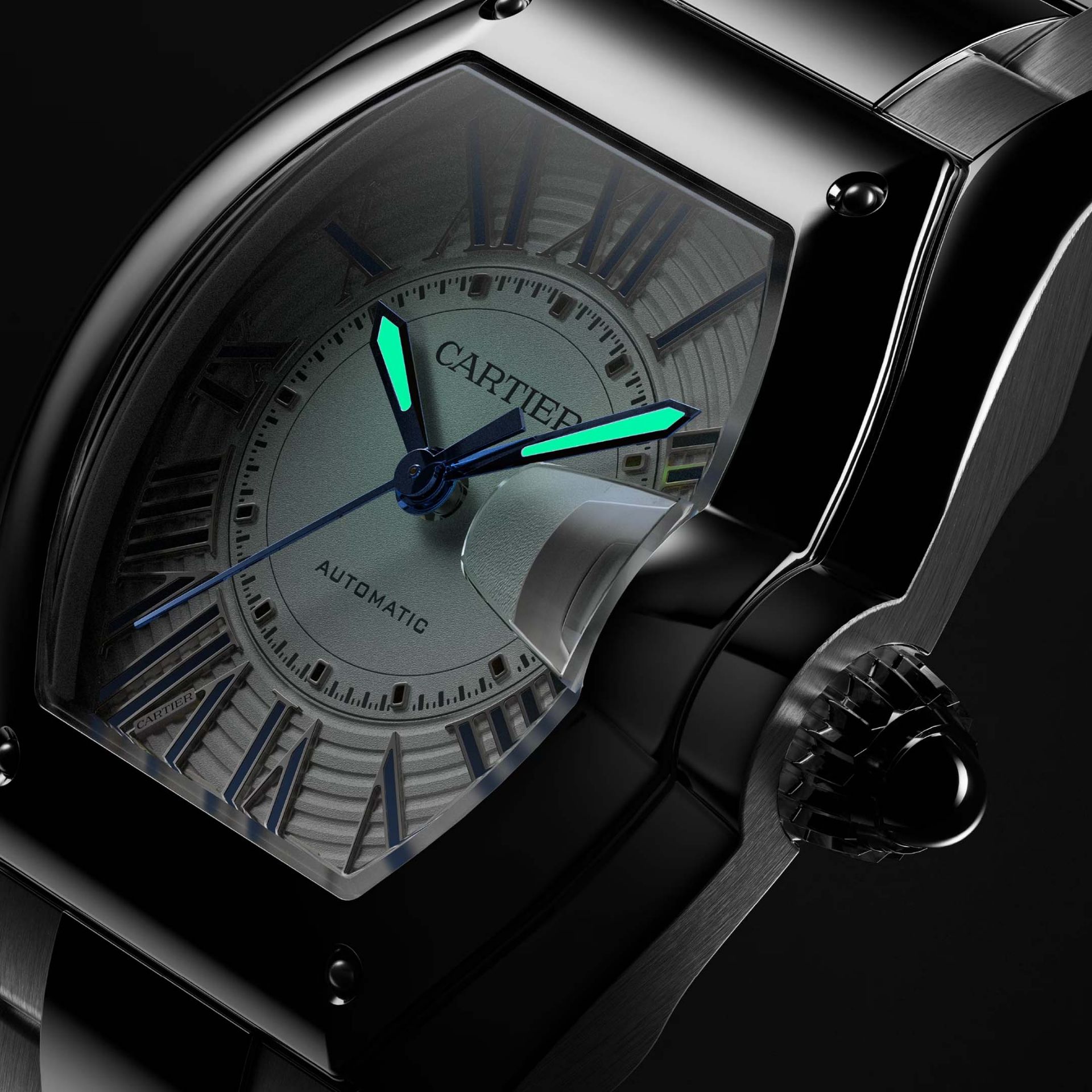 CARTIER Roadster Modello Grande, Acciaio 38.7 X 47.2 MM WSRD0020