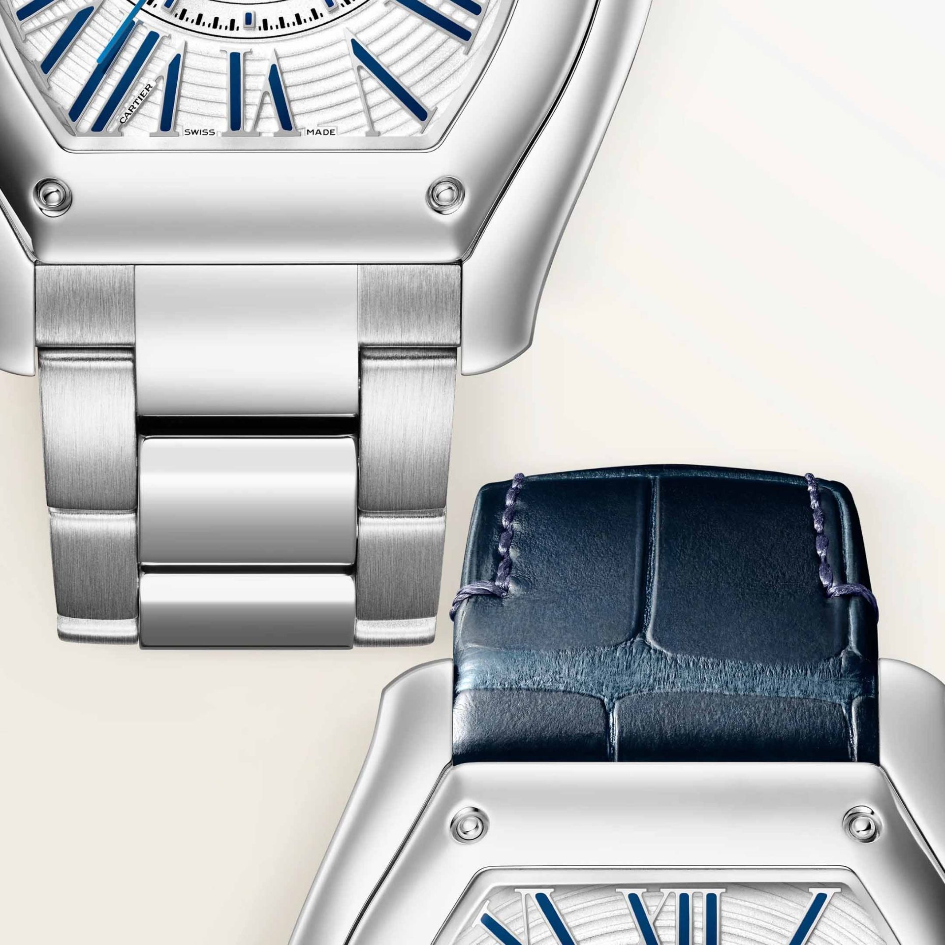 CARTIER Roadster Modello Grande, Acciaio 38.7 X 47.2 MM WSRD0020