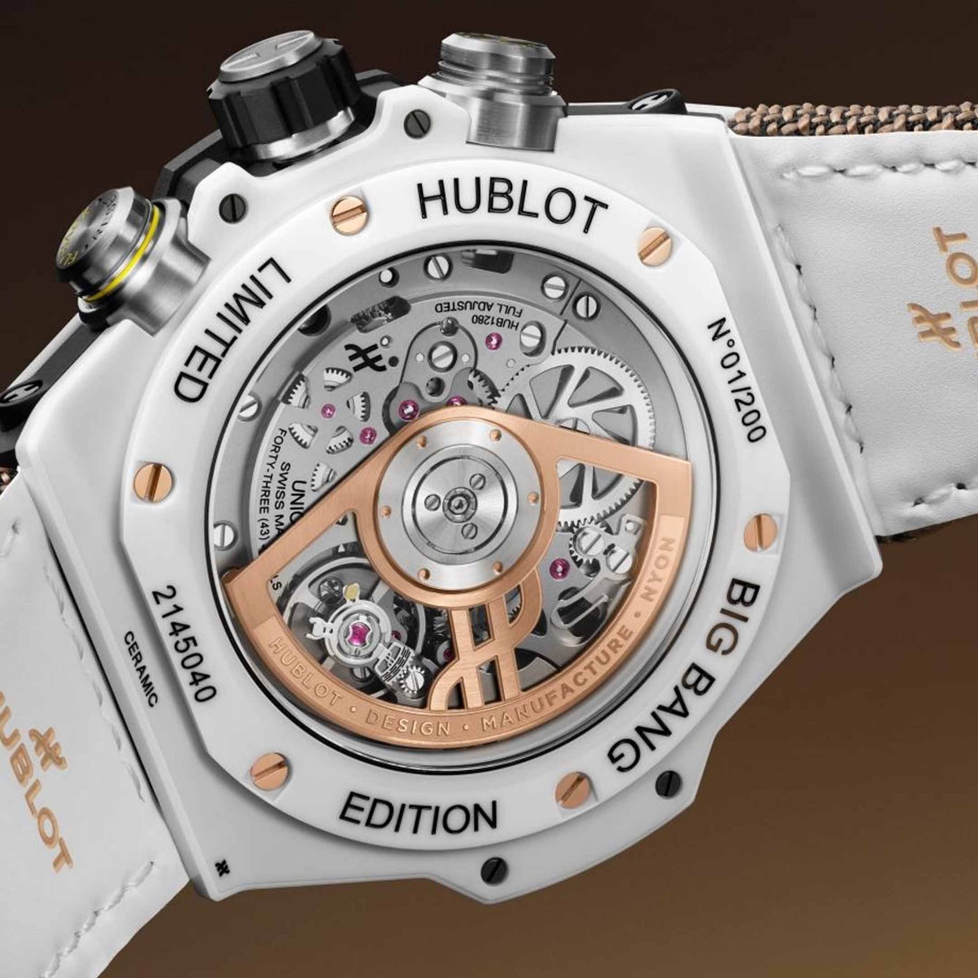 HUBLOT Big Bang Reloaded Kylian Mbappé White Ceramic 44 MM 421.HX.2019.NR.MBP26