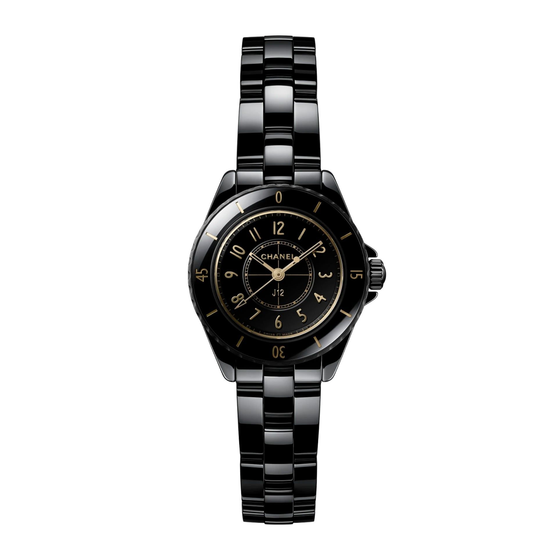 CHANEL J12 Golden Black 28 MM H11057