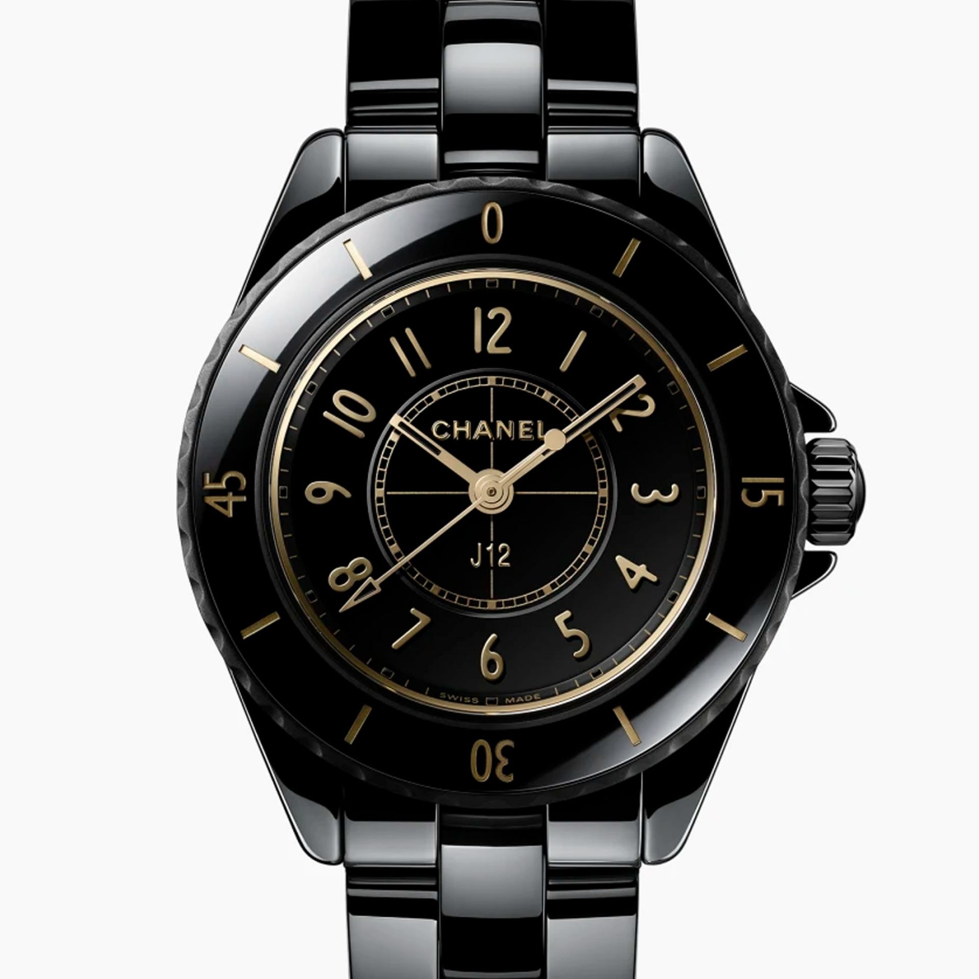 CHANEL J12 Golden Black 28 MM H11057