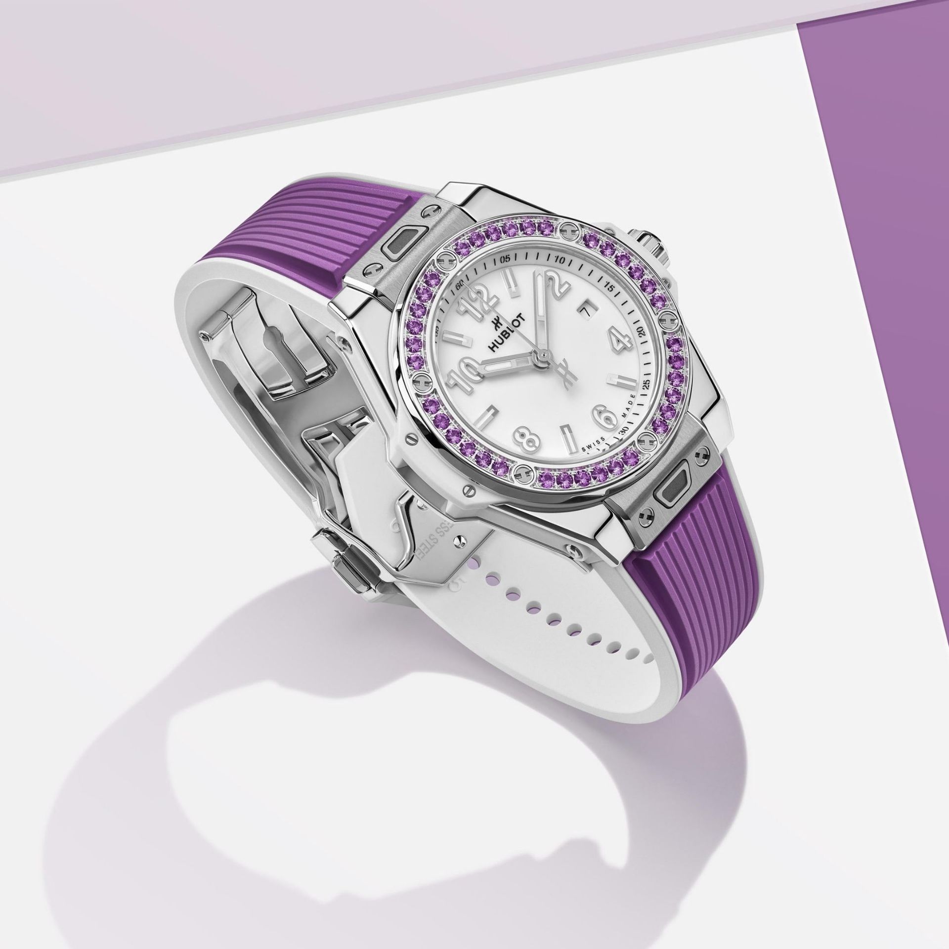 HUBLOT Big Bang Joyful Steel Purple 33 MM 485.SV.2210.RX.1205