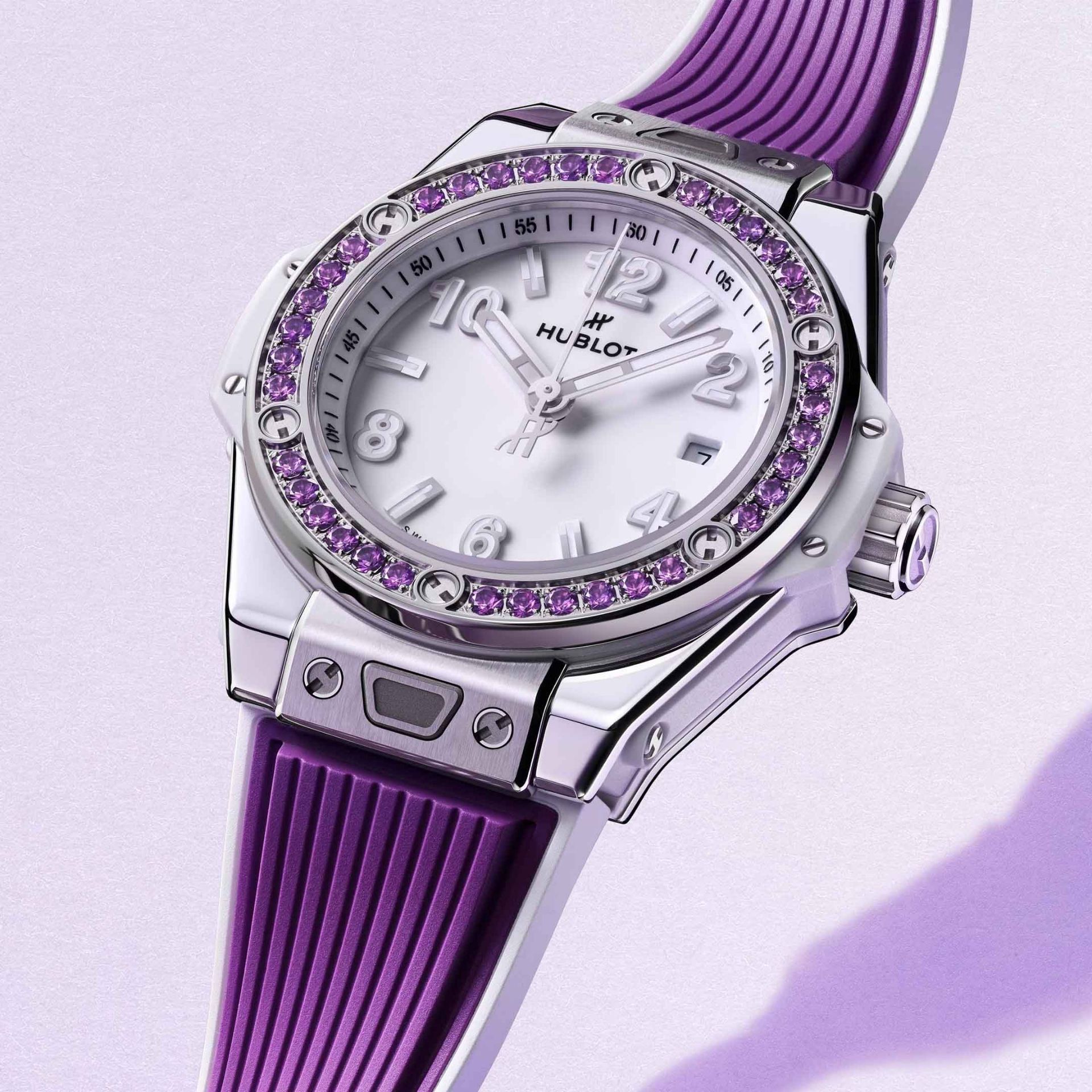HUBLOT Big Bang Joyful Steel Purple 33 MM 485.SV.2210.RX.1205