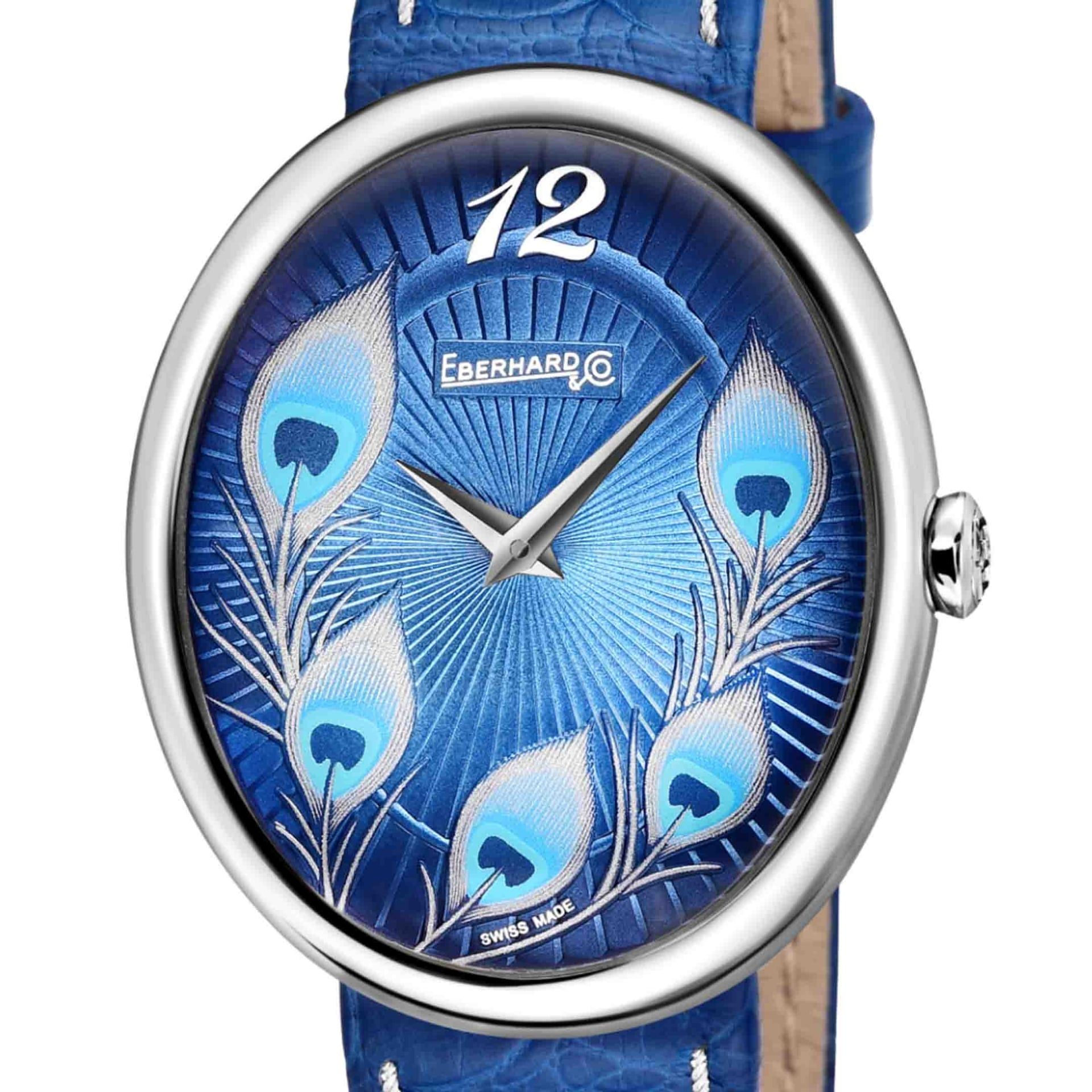 EBERHARD & CO. Gilda peacock 32,1 x 38 MM 61008.14 CP+QP