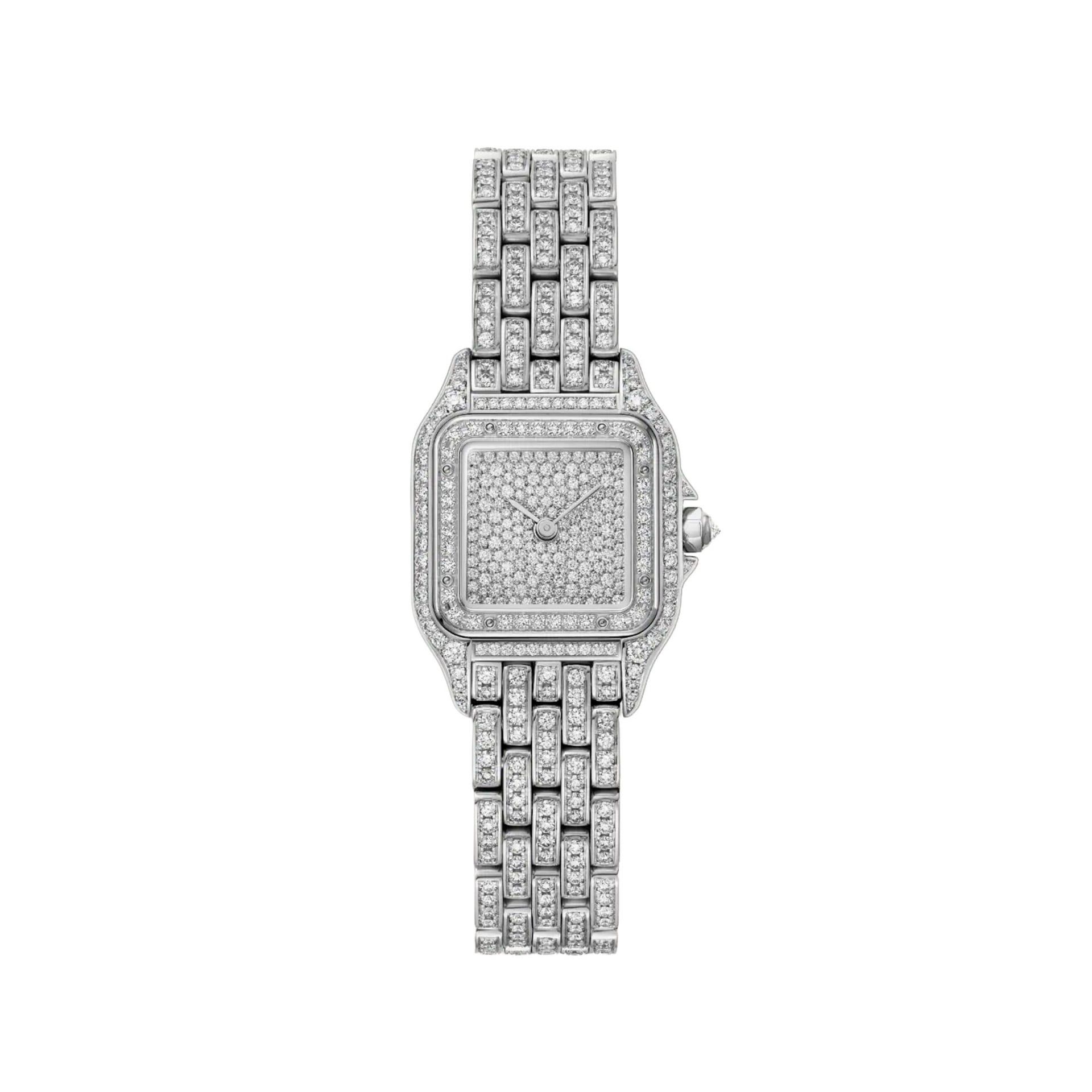 CARTIER Panthère De Cartier Modello Piccolo, Oro Bianco, Diamanti 22 X 30 MM HPI01801